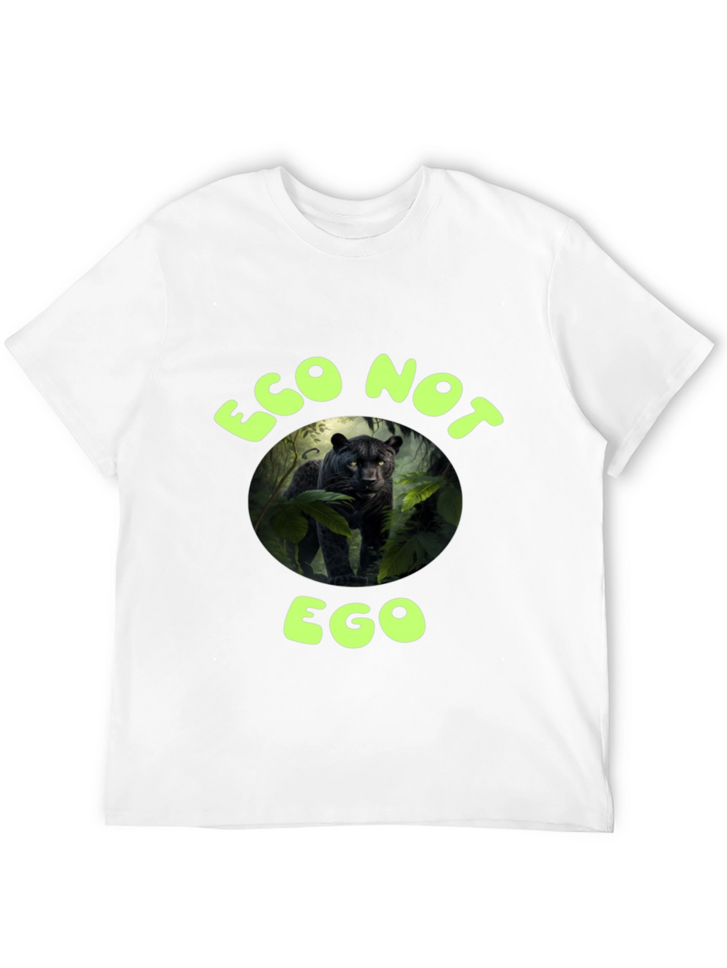 Eco Not Ego Panther Graphic Tee