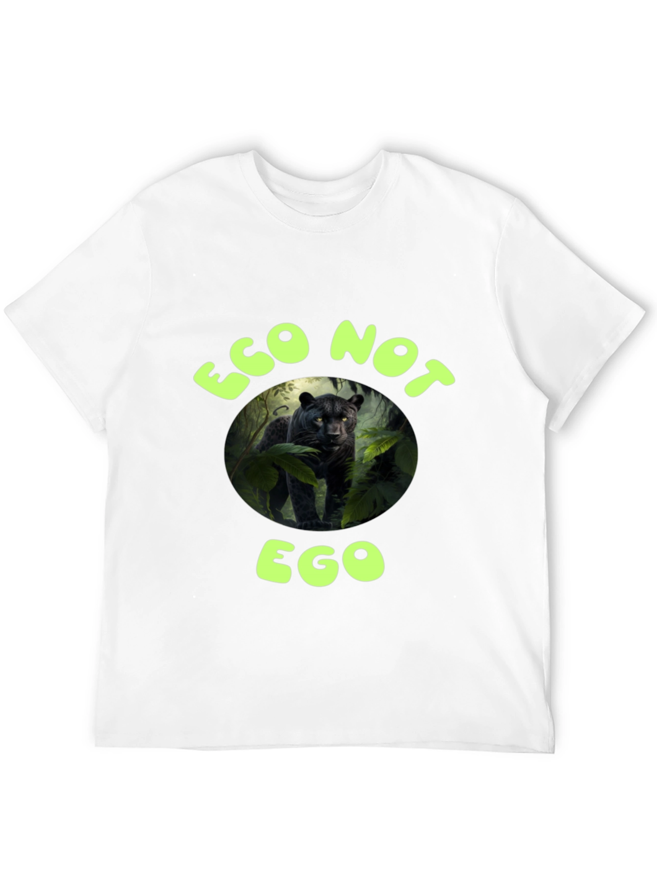 Eco Not Ego Panther Graphic Tee
