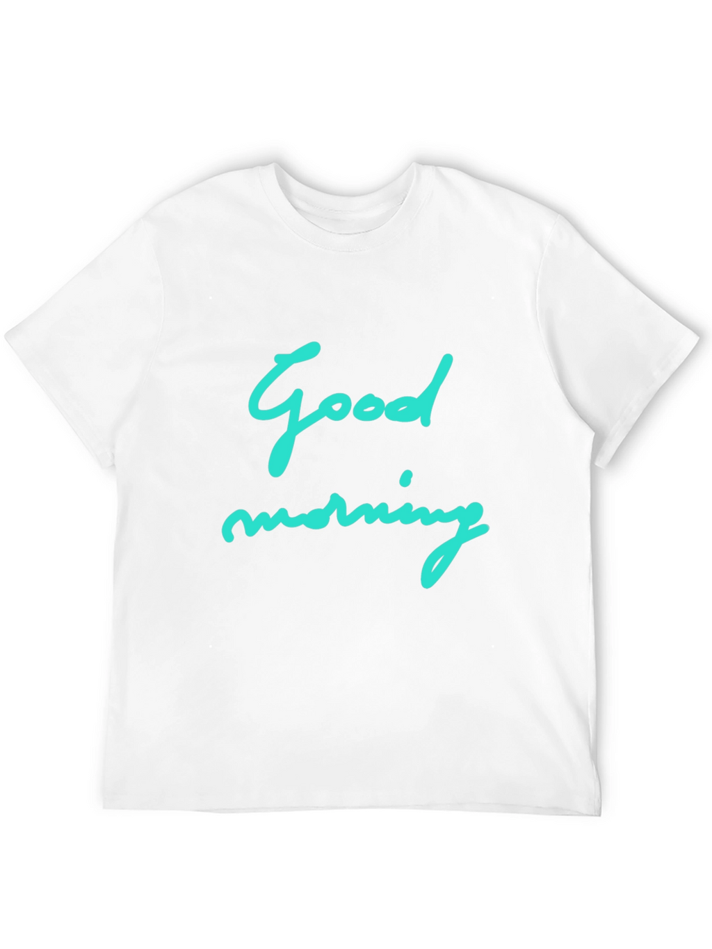 Good Morning Graphic Black T-Shirt