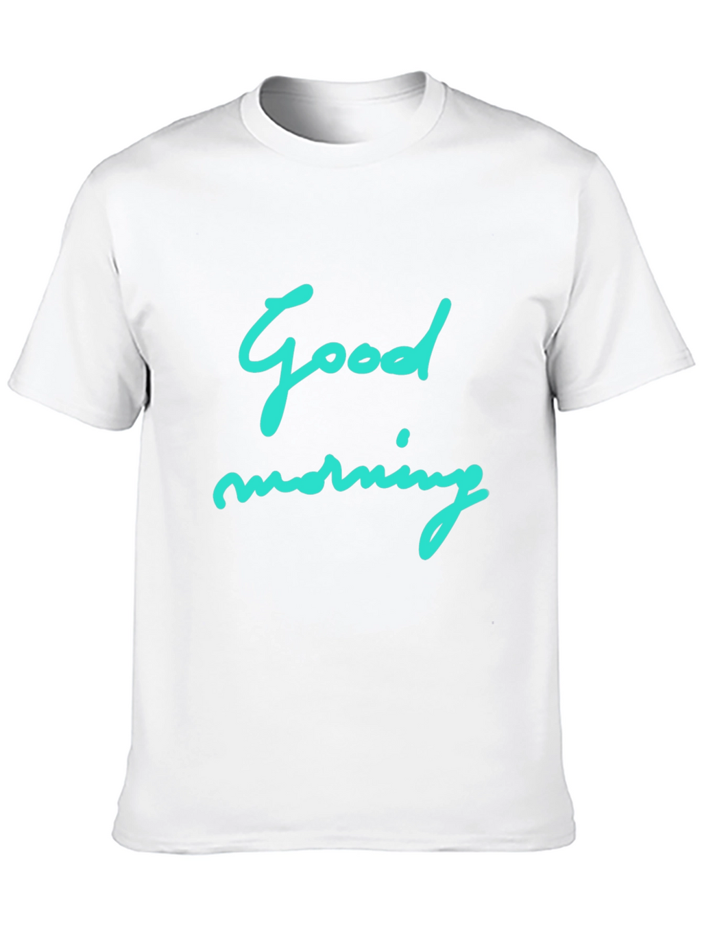 Good Morning Graphic Black T-Shirt