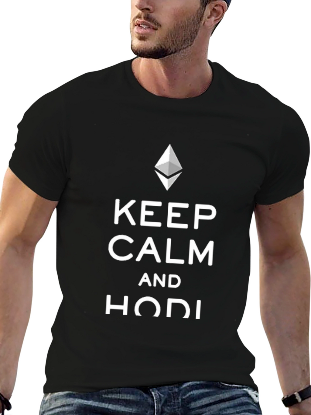 Keep Calm and HODL T-Shirt - Crypto Enthusiast Tee
