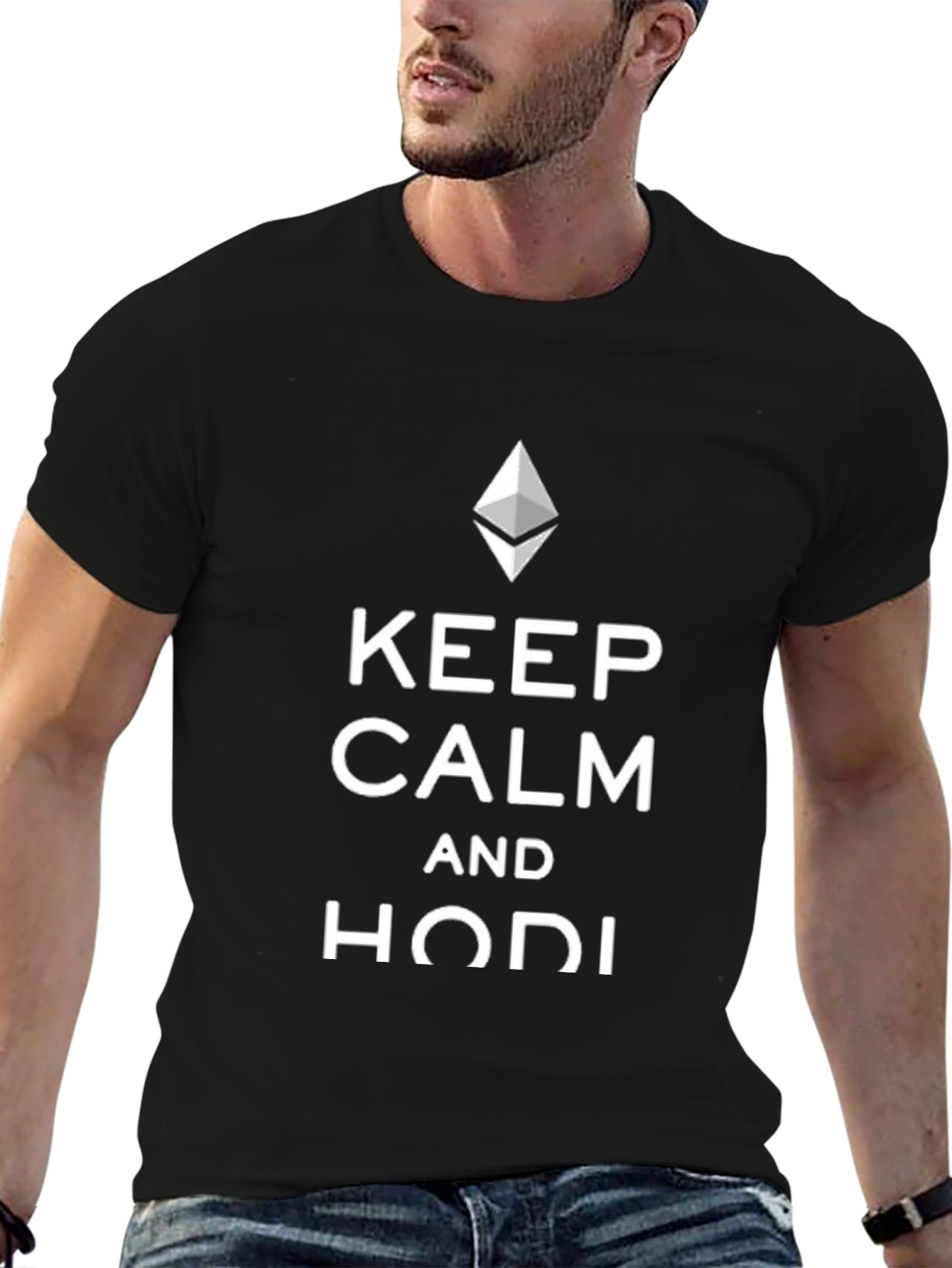 Keep Calm and HODL T-Shirt - Crypto Enthusiast Tee