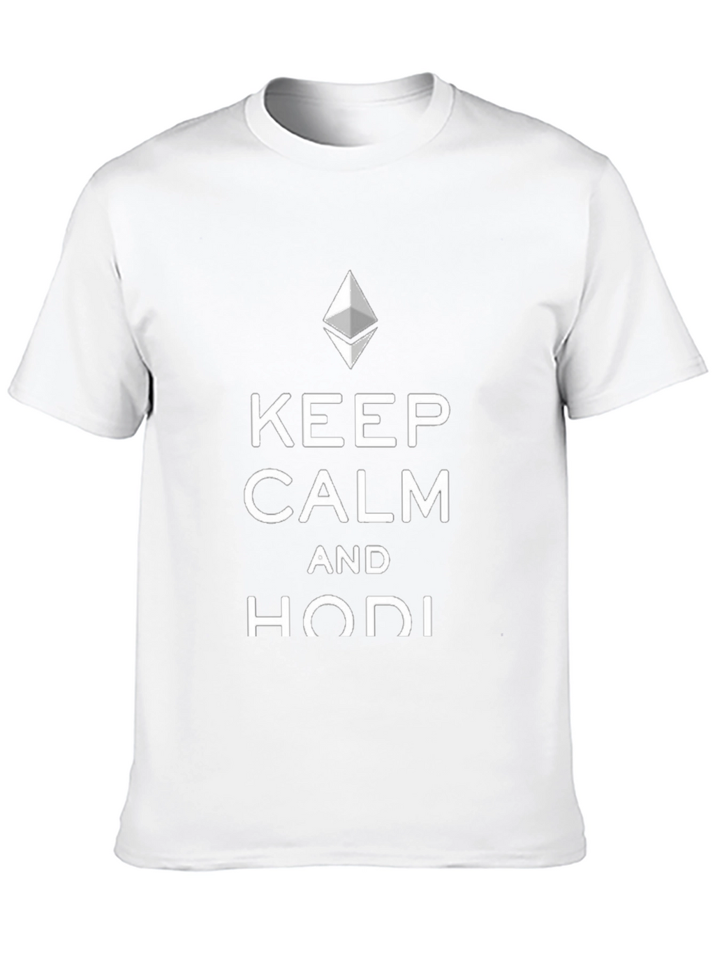 Keep Calm and HODL T-Shirt - Crypto Enthusiast Tee