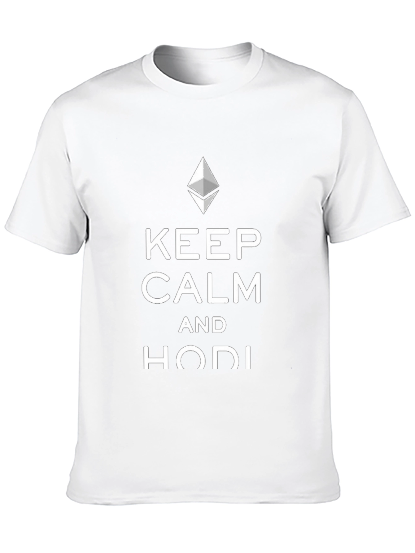 Keep Calm and HODL T-Shirt - Crypto Enthusiast Tee