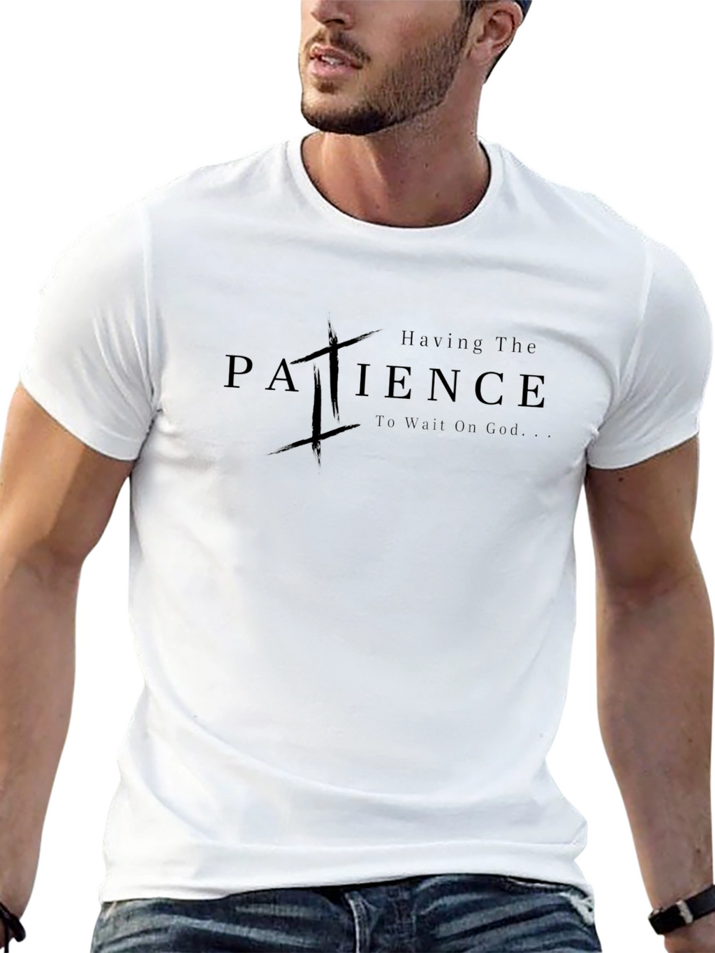 Patience Christian T-Shirt - Wait on God Tee