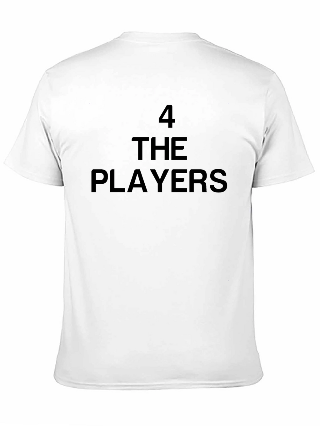 4 The Players T-Shirt - Casual Black Tee