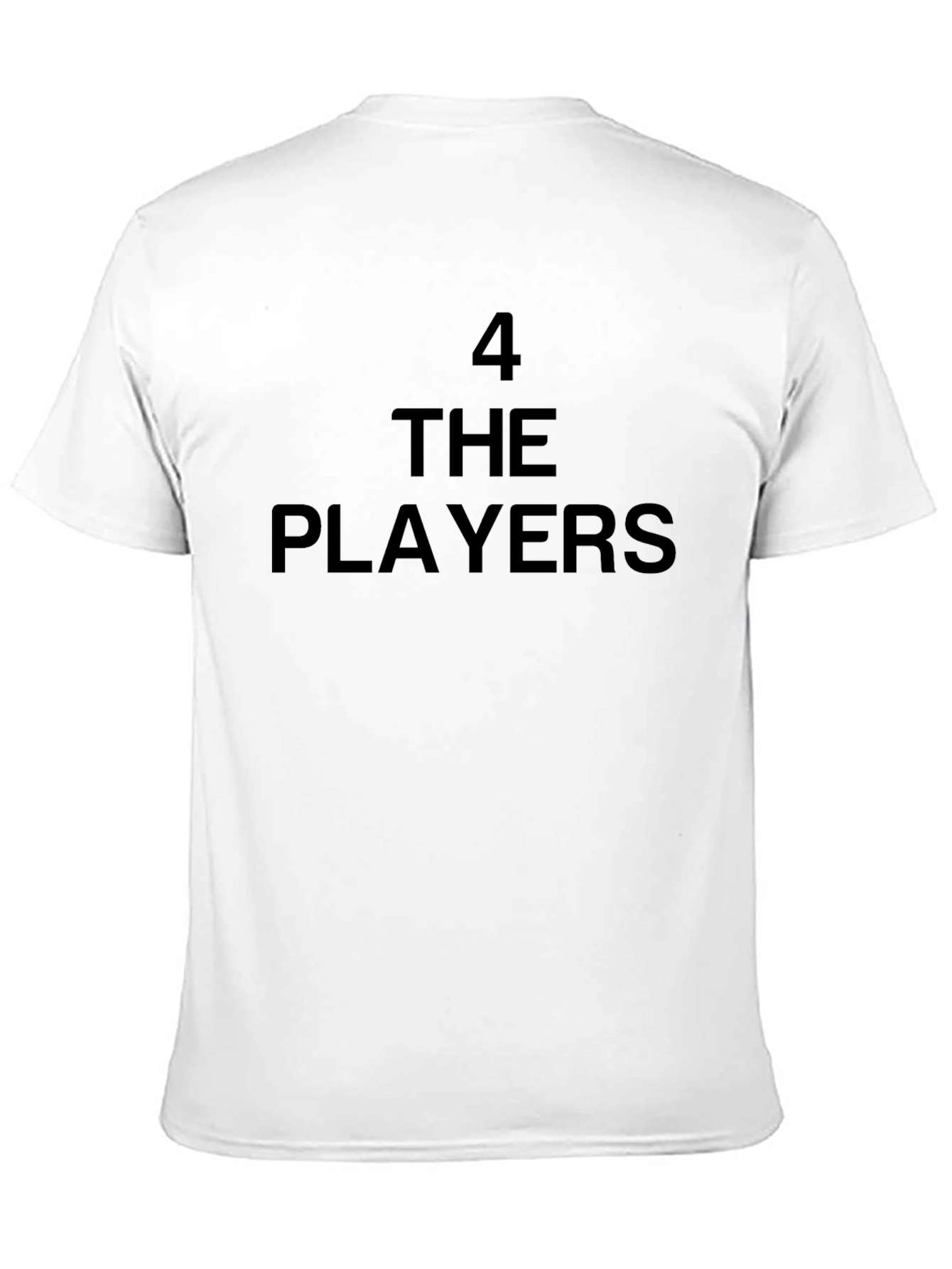 4 The Players T-Shirt - Casual Black Tee