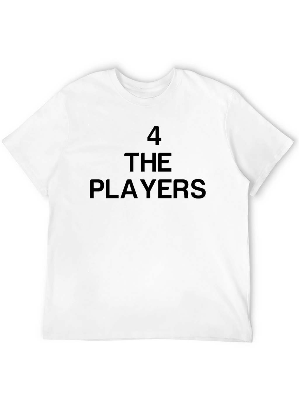 4 The Players T-Shirt - Casual Black Tee
