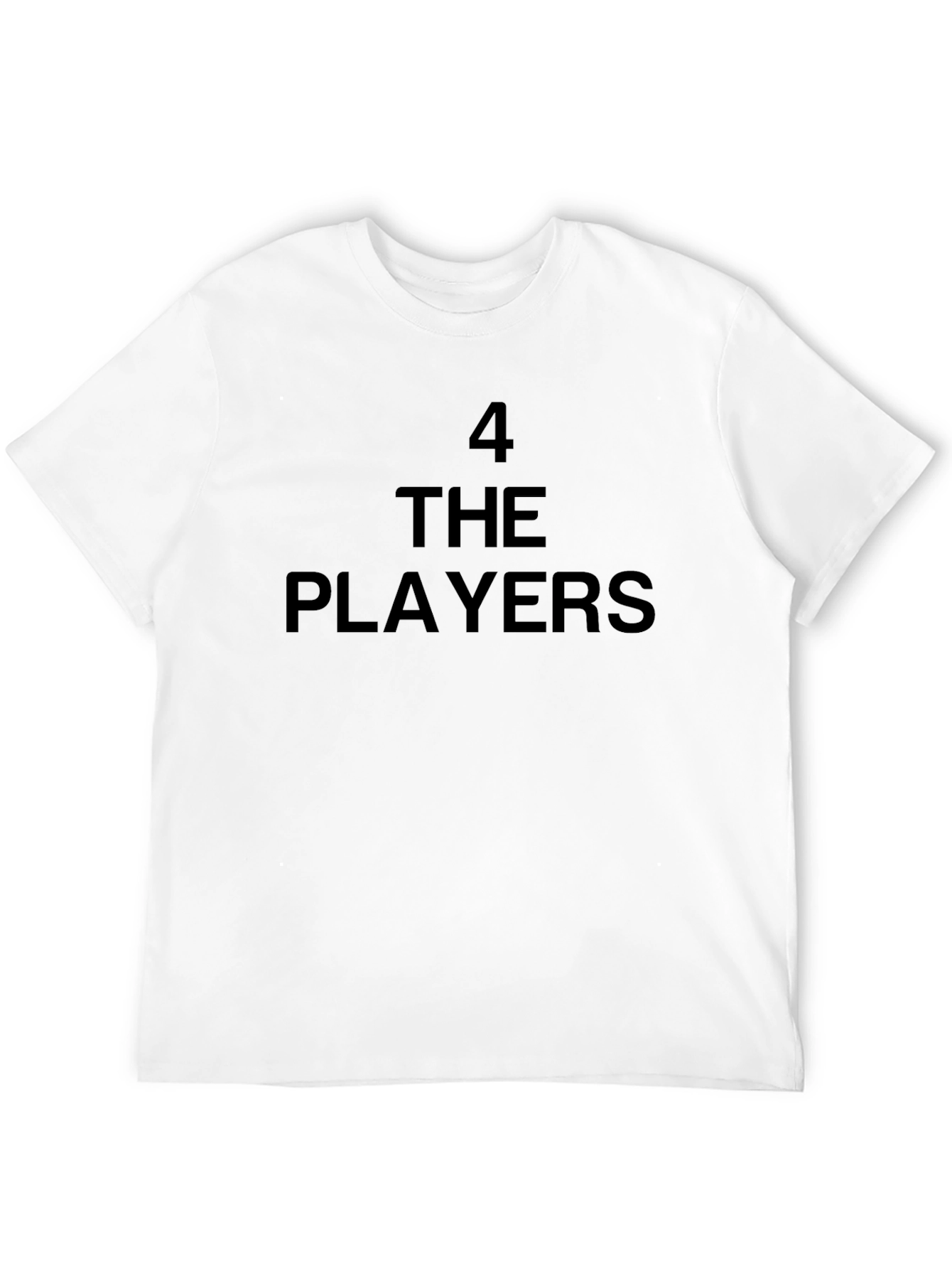 4 The Players T-Shirt - Casual Black Tee