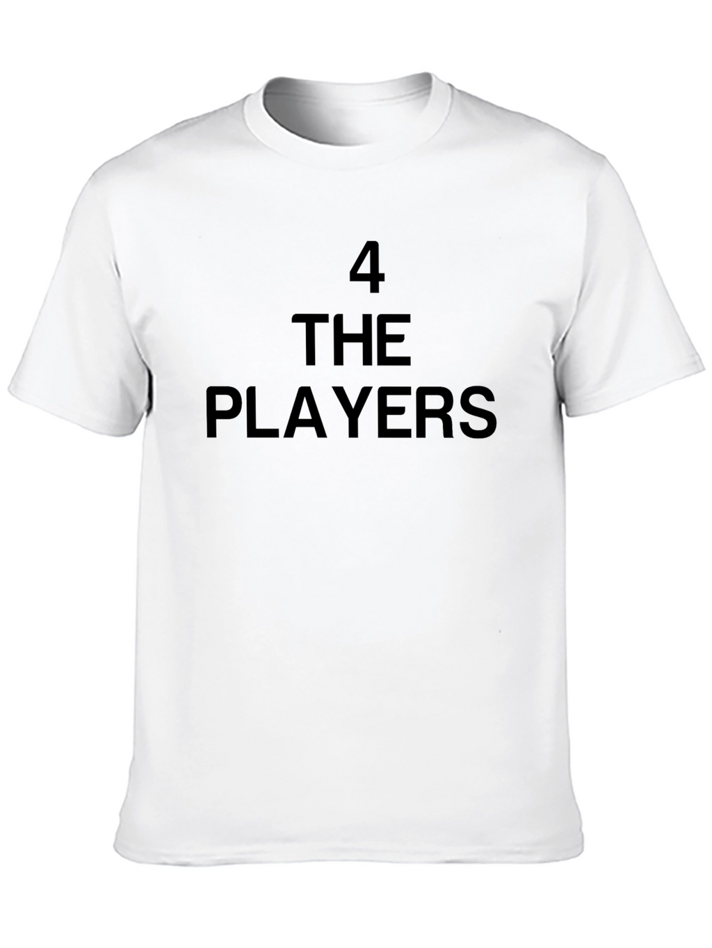 4 The Players T-Shirt - Casual Black Tee