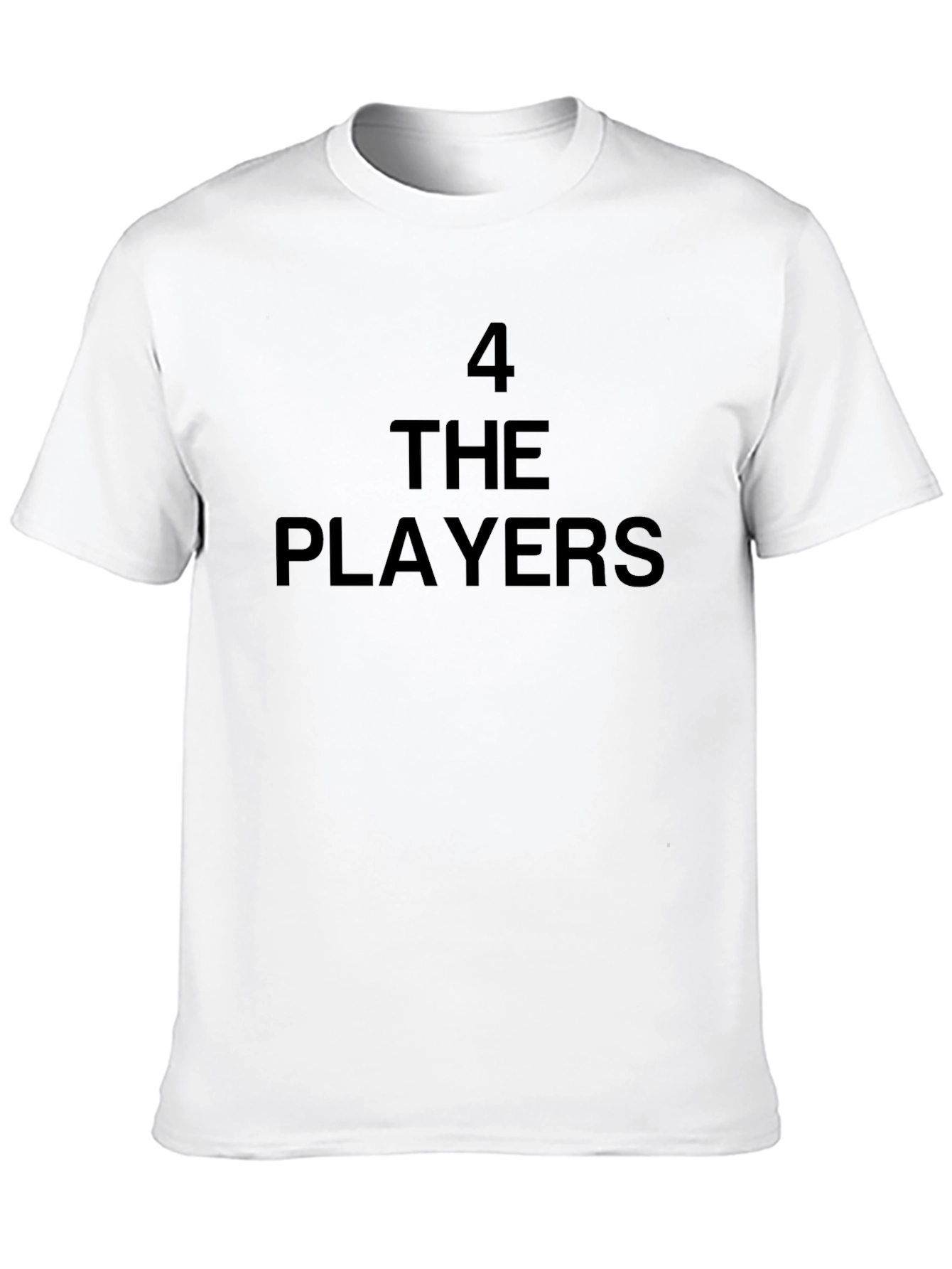 4 The Players T-Shirt - Casual Black Tee