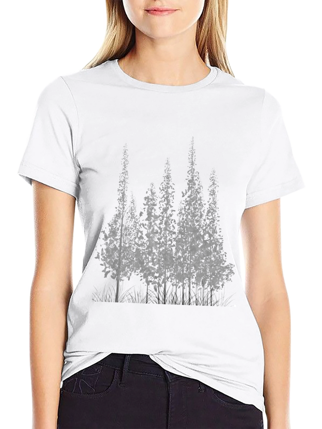 Mens Black Forest Graphic T-Shirt