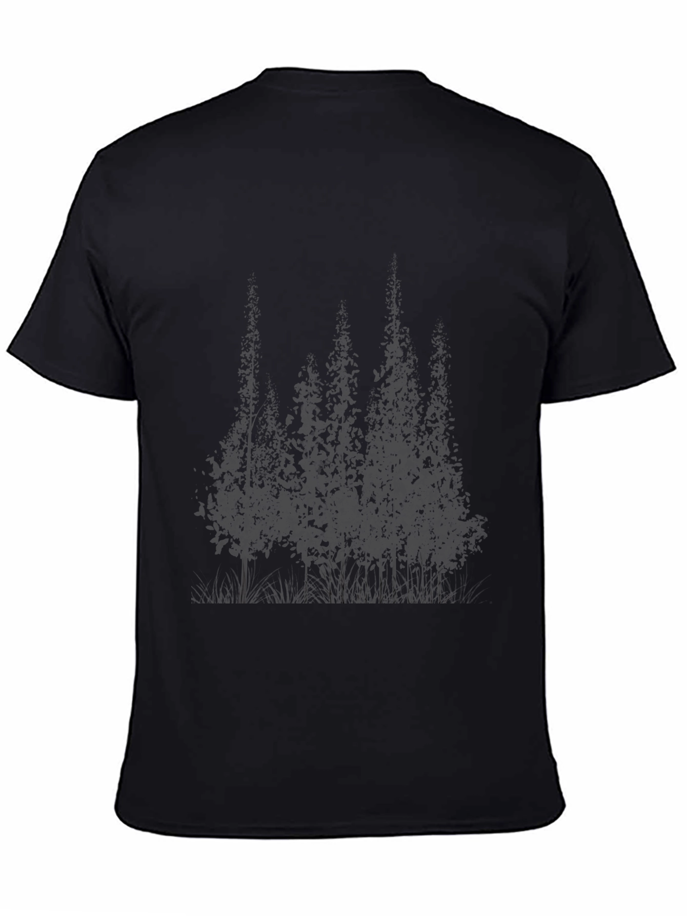 Mens Black Forest Graphic T-Shirt