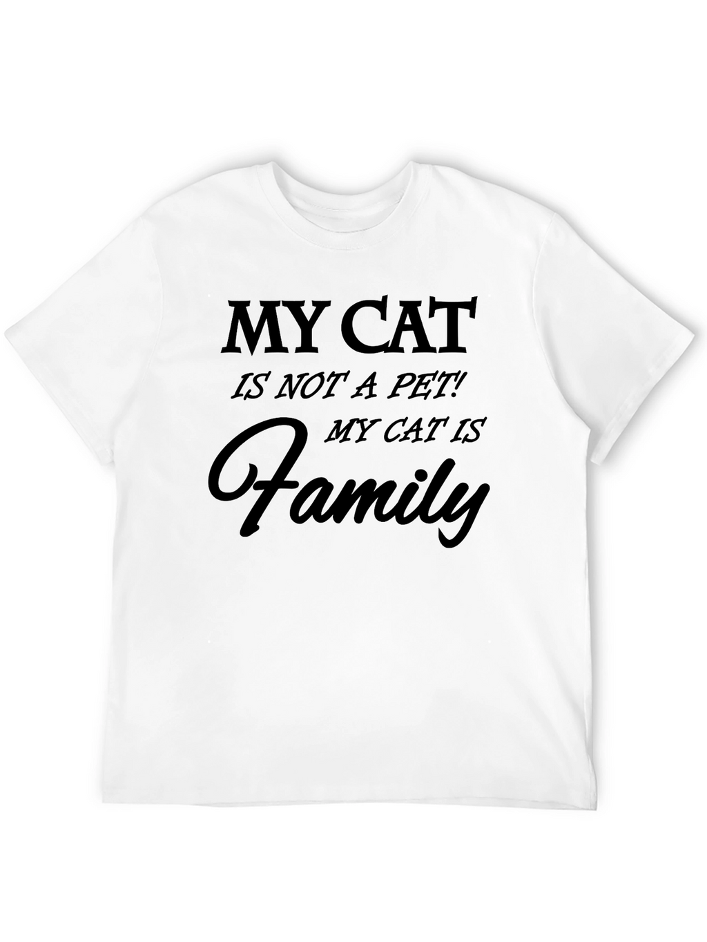 My Cat is Family Graphic Tee