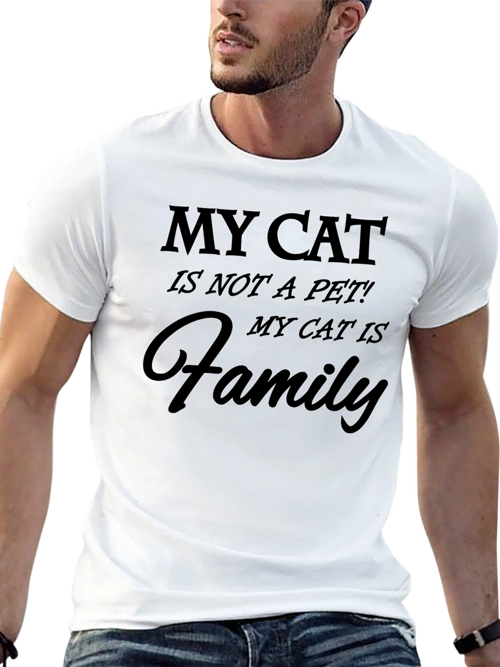 My Cat is Family Graphic Tee