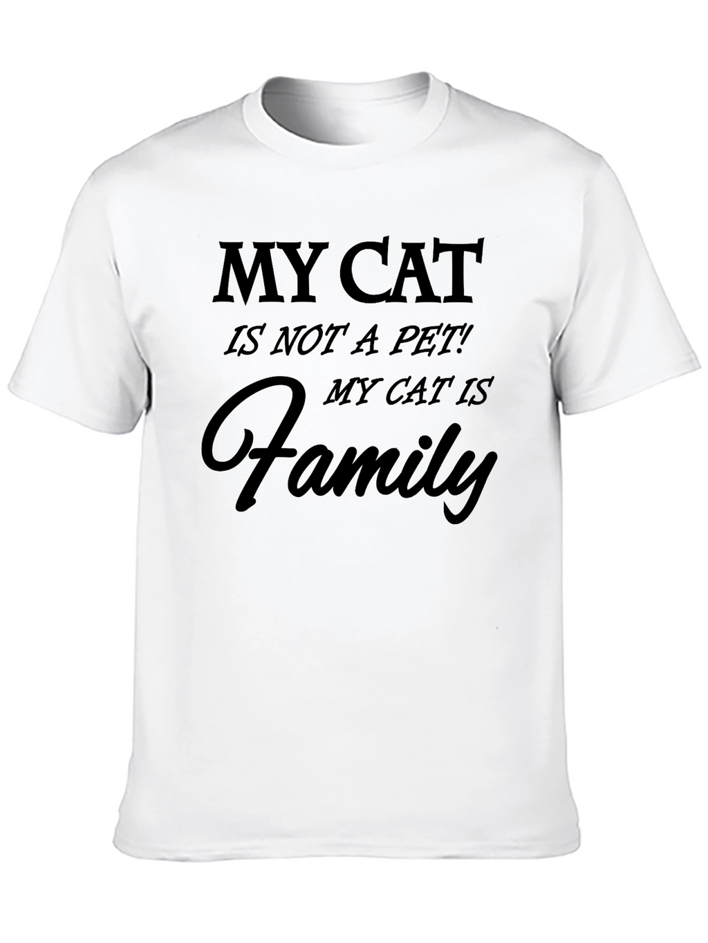 My Cat is Family Graphic Tee