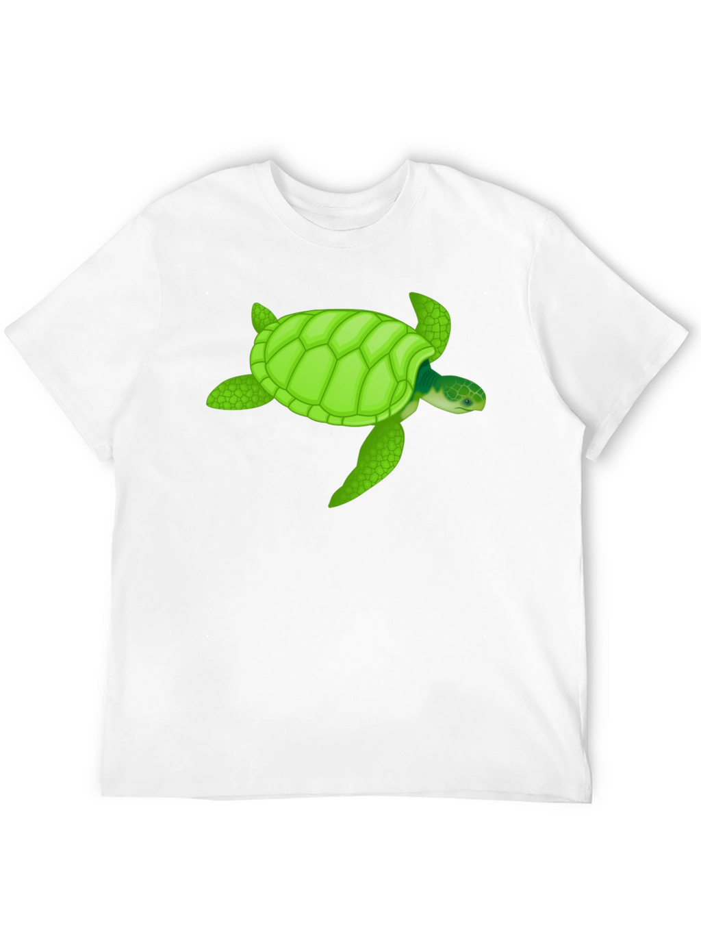 Sea Turtle Graphic T-Shirt - Black Cotton Tee