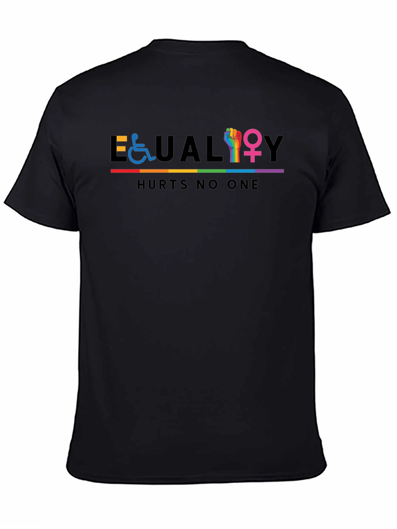 Equality Hurts No One T-Shirt - Pride Rainbow