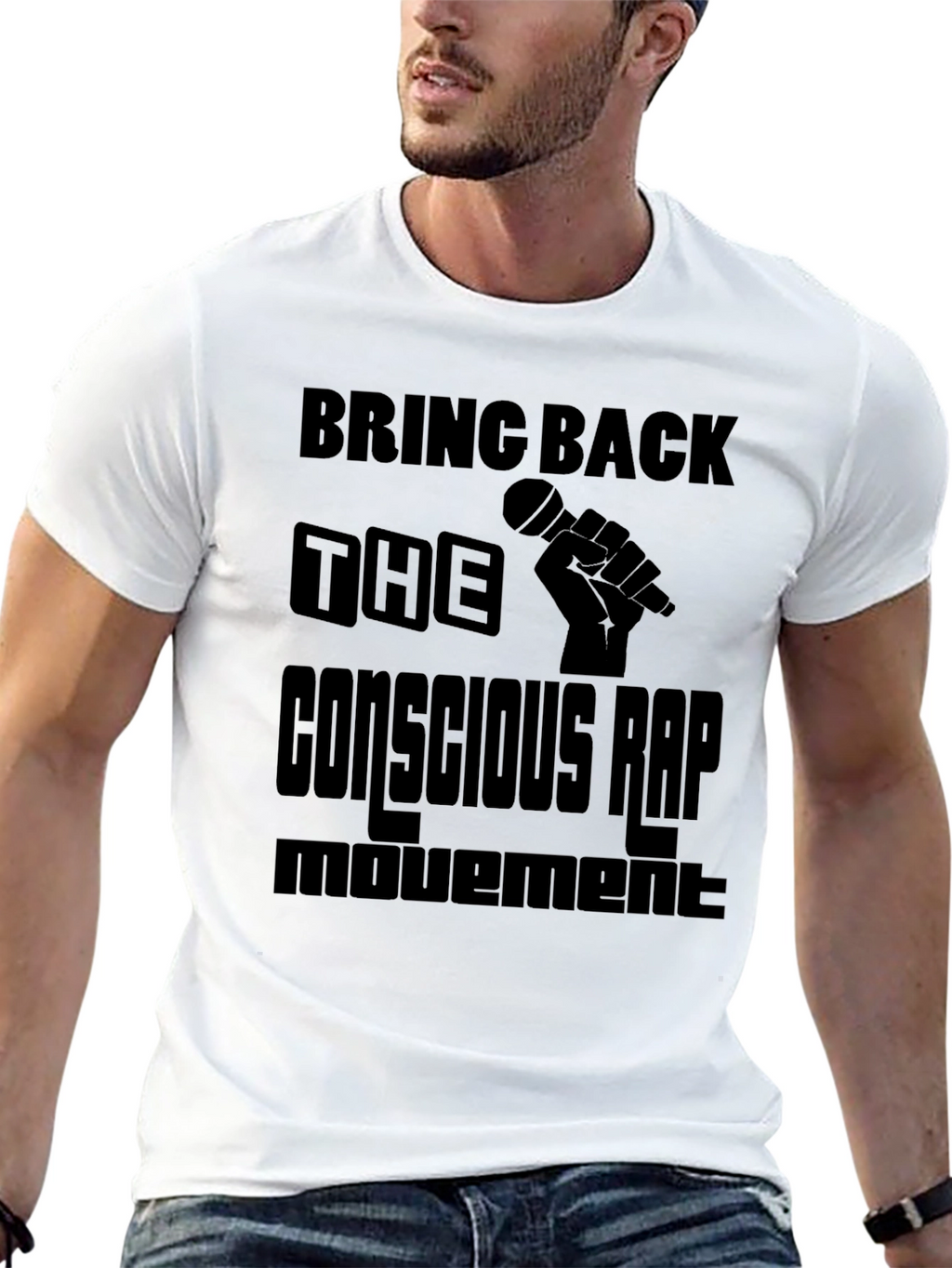 Conscious Rap Movement Graphic T-Shirt