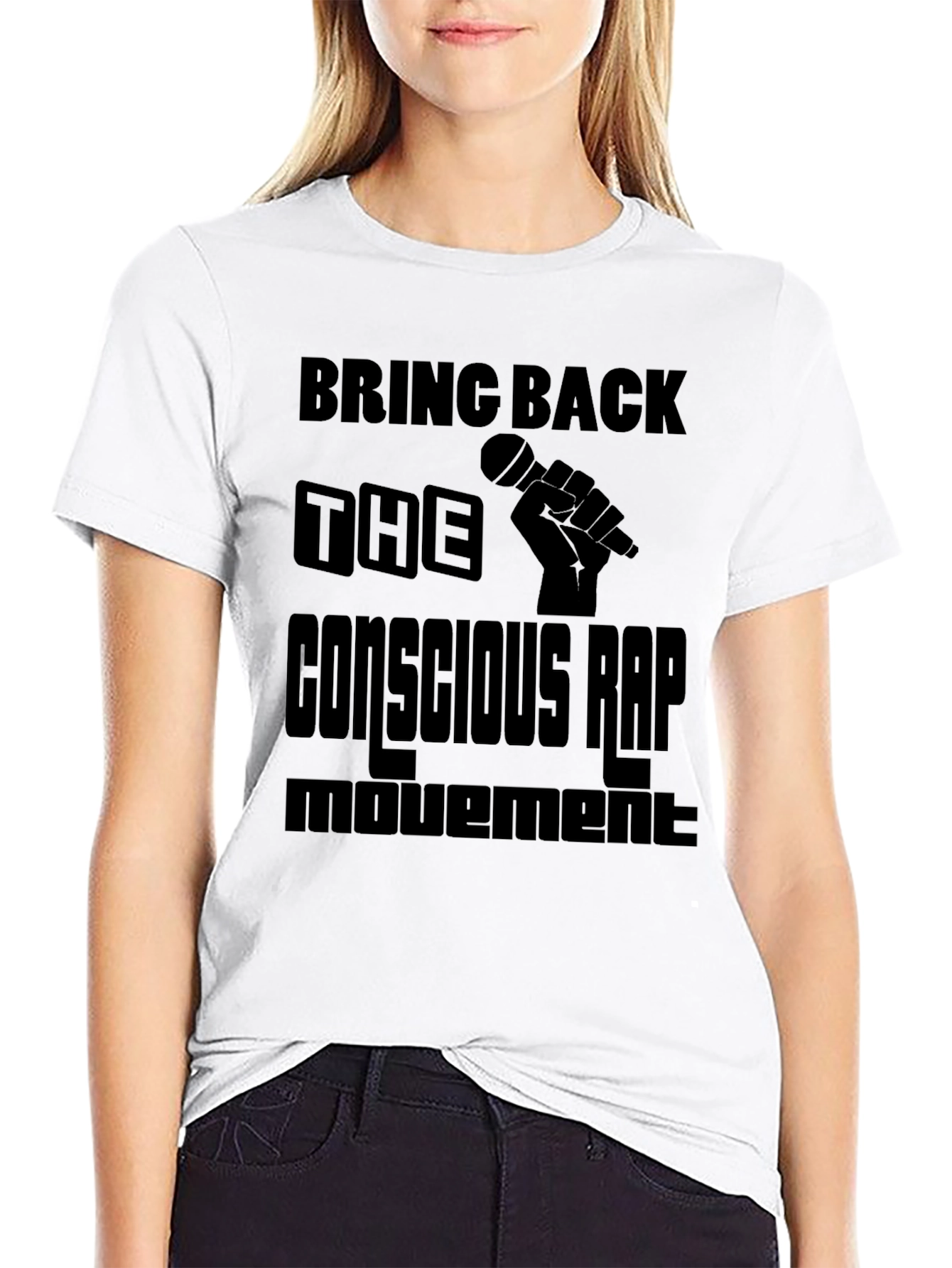 Conscious Rap Movement Graphic T-Shirt