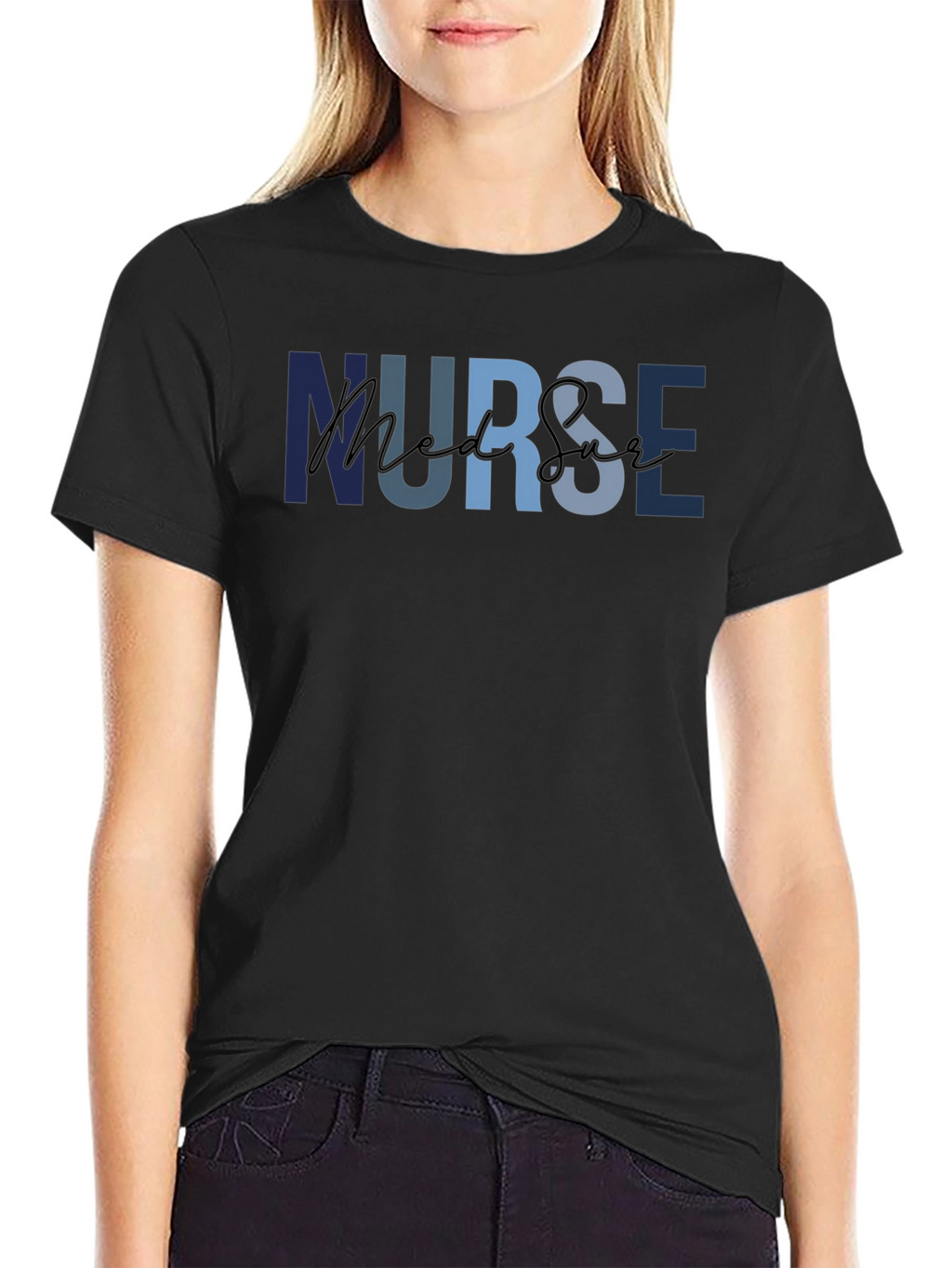 Nurse Med Surg T-Shirt - Comfortable Medical Apparel