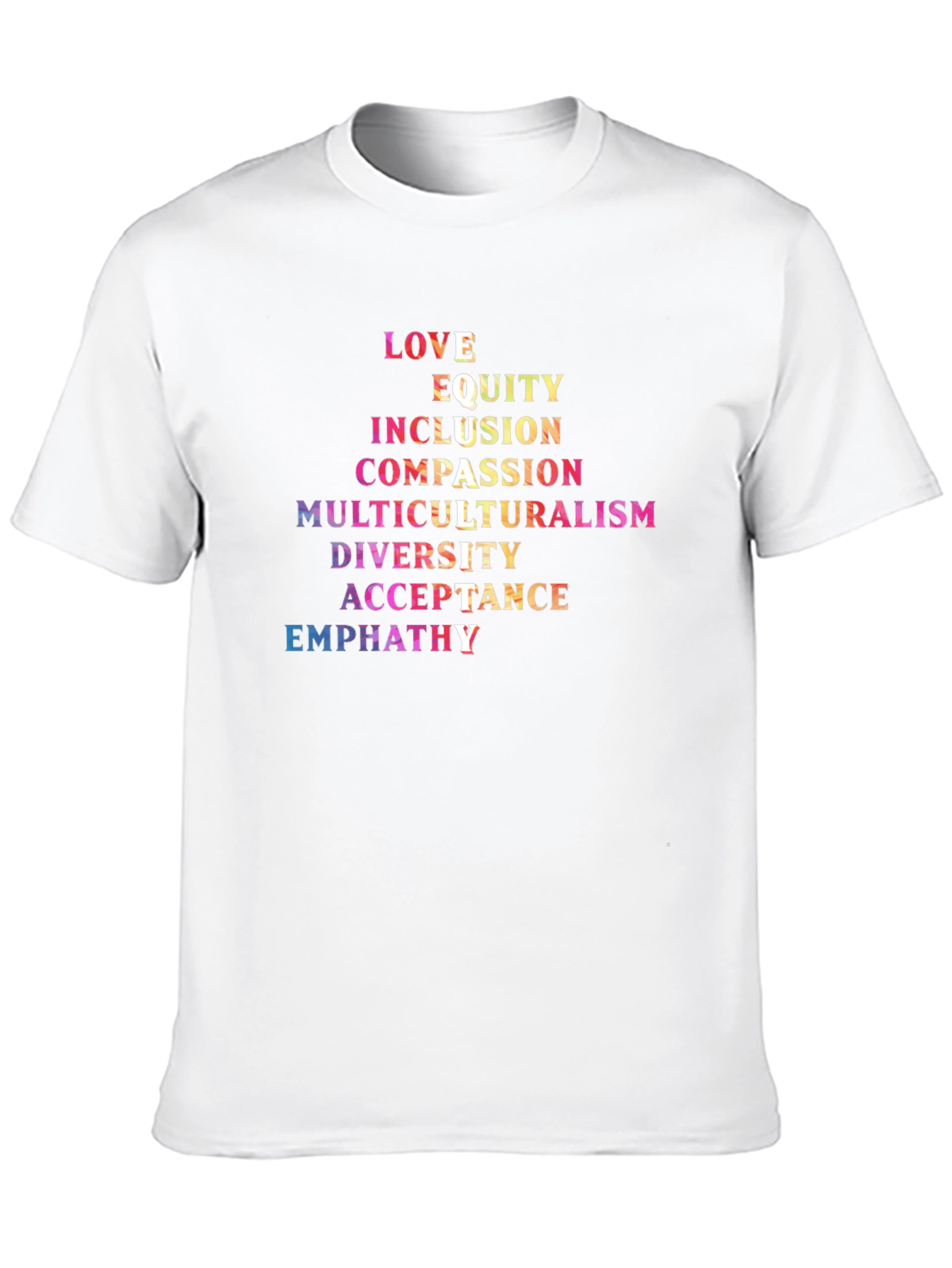Love Equity Inclusion Equality T-Shirt