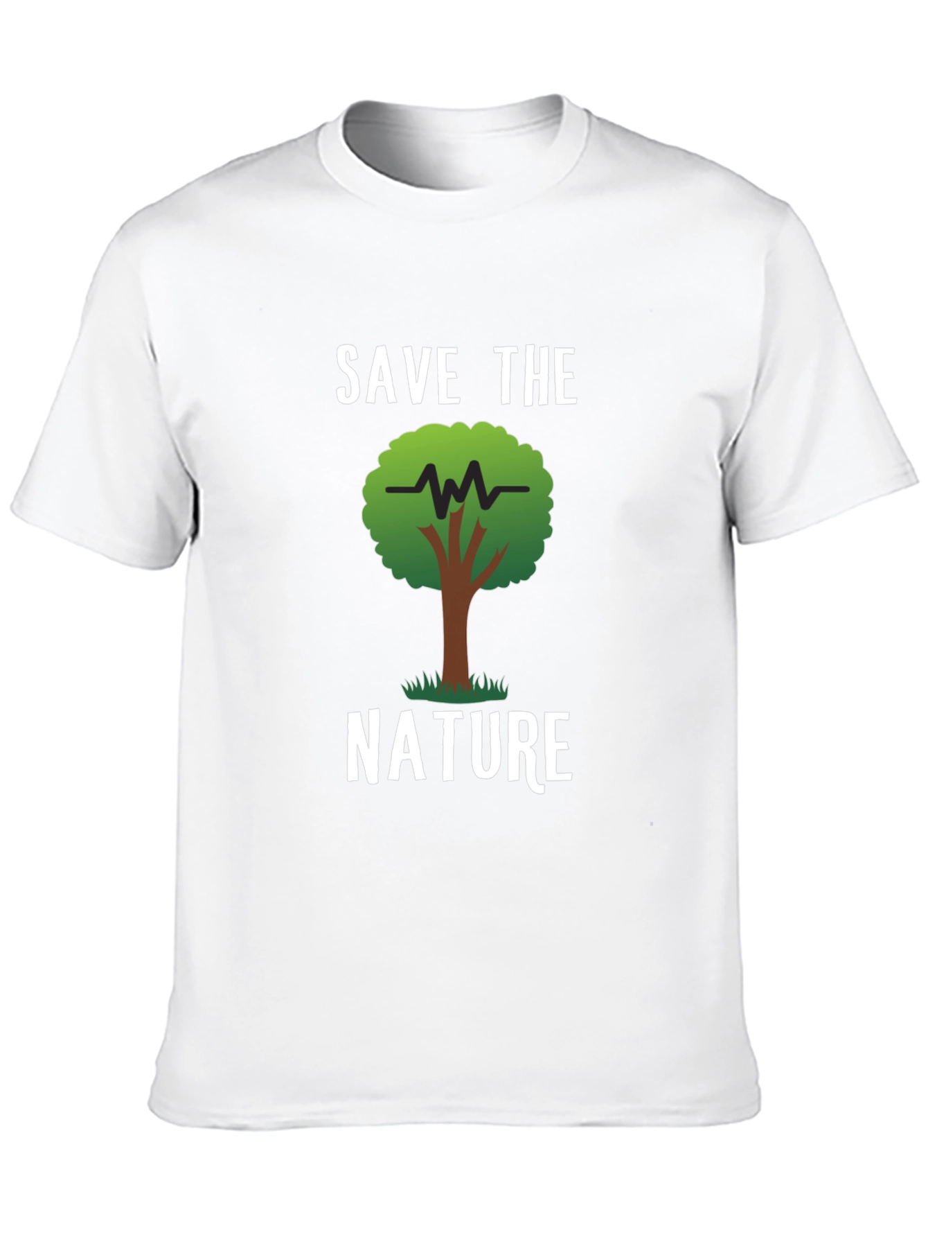 Save The Nature Graphic Print T-Shirt