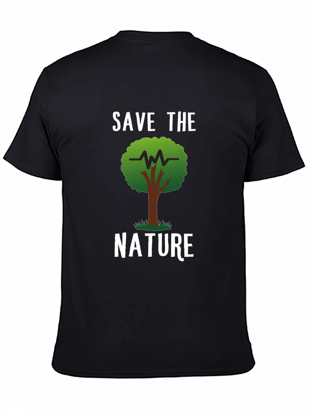 Save The Nature Graphic Print T-Shirt