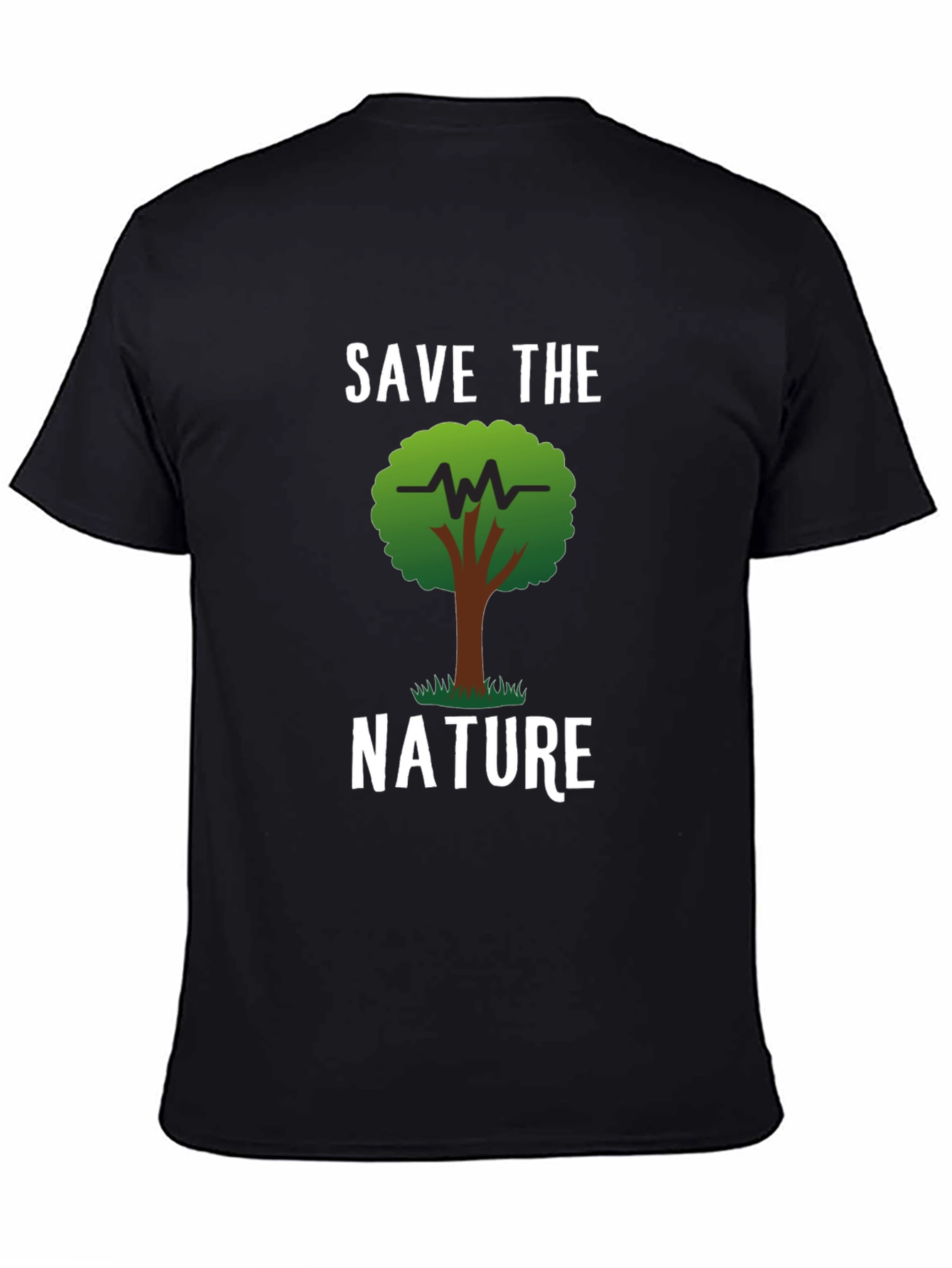 Save The Nature Graphic Print T-Shirt
