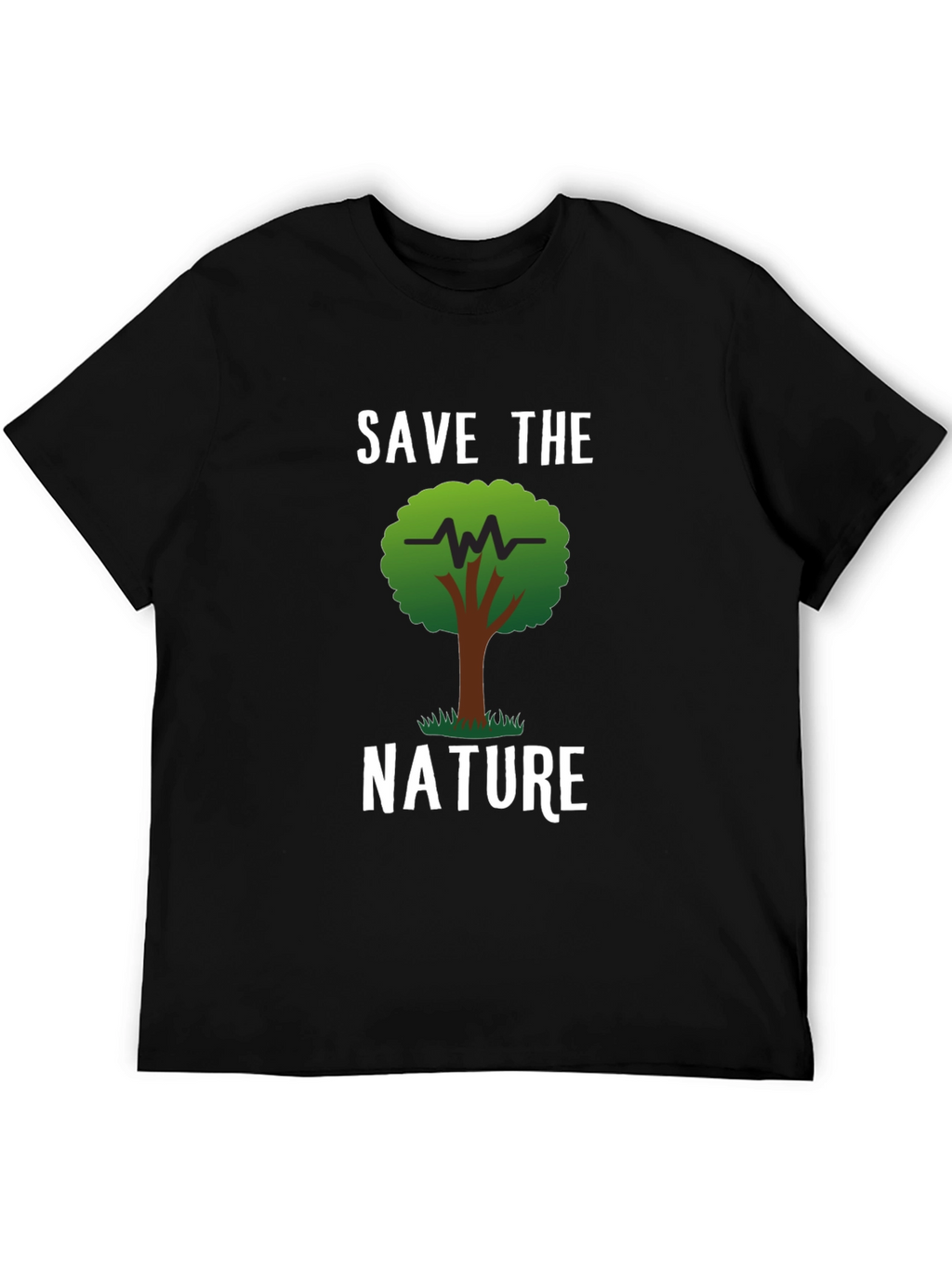 Save The Nature Graphic Print T-Shirt