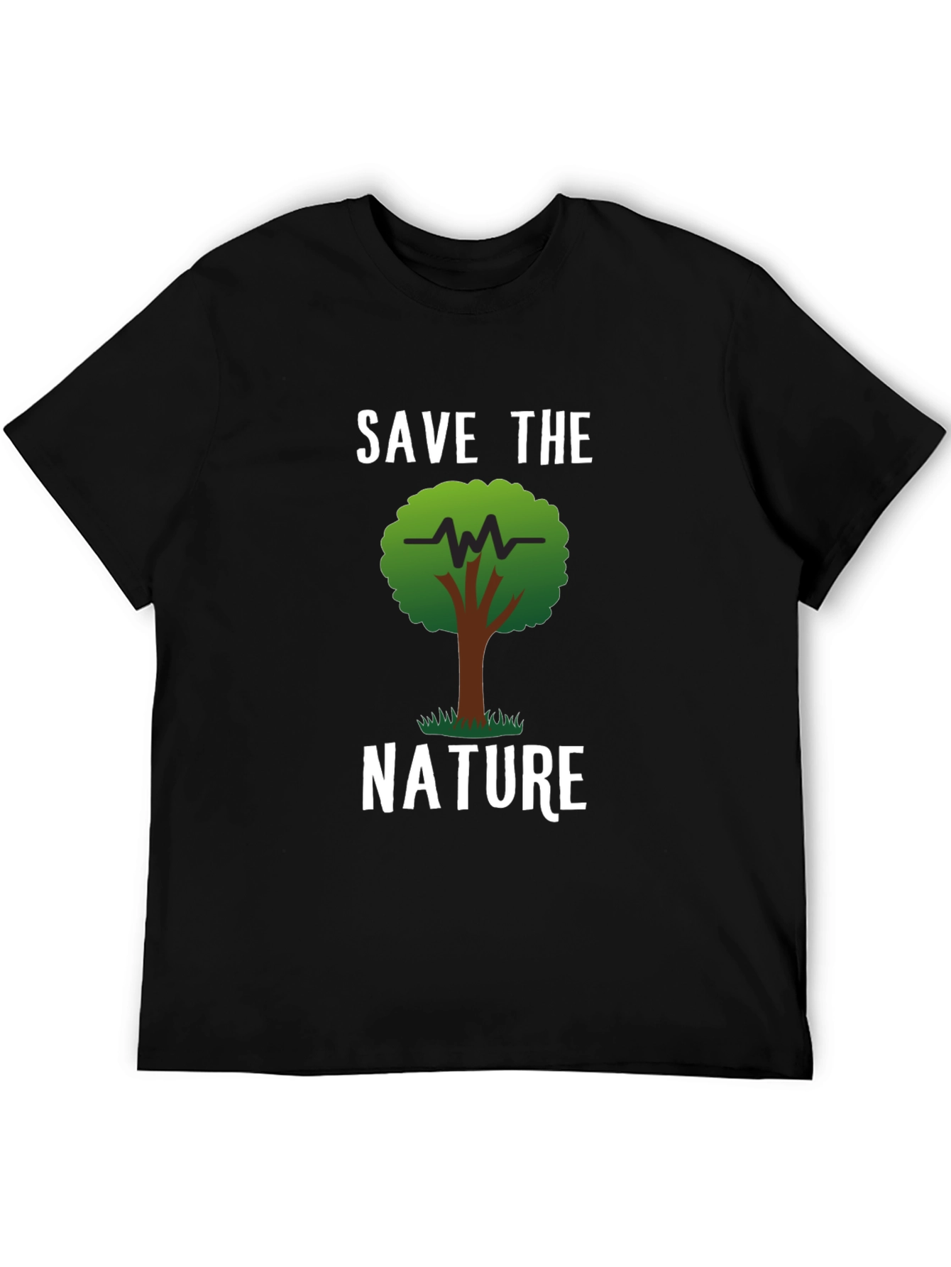 Save The Nature Graphic Print T-Shirt