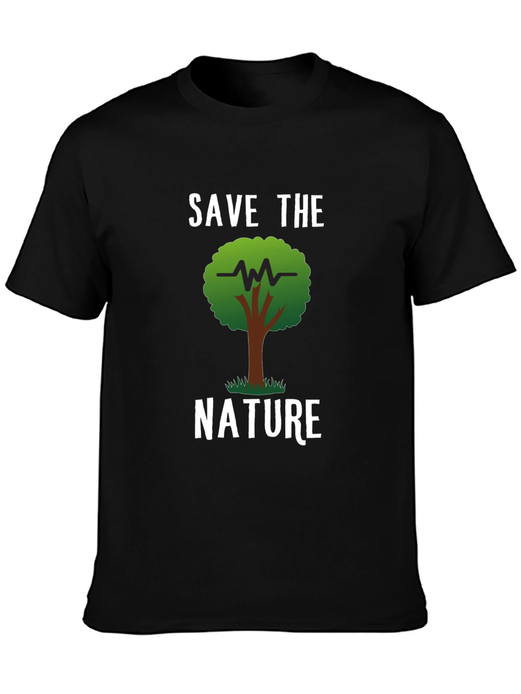 Save The Nature Graphic Print T-Shirt