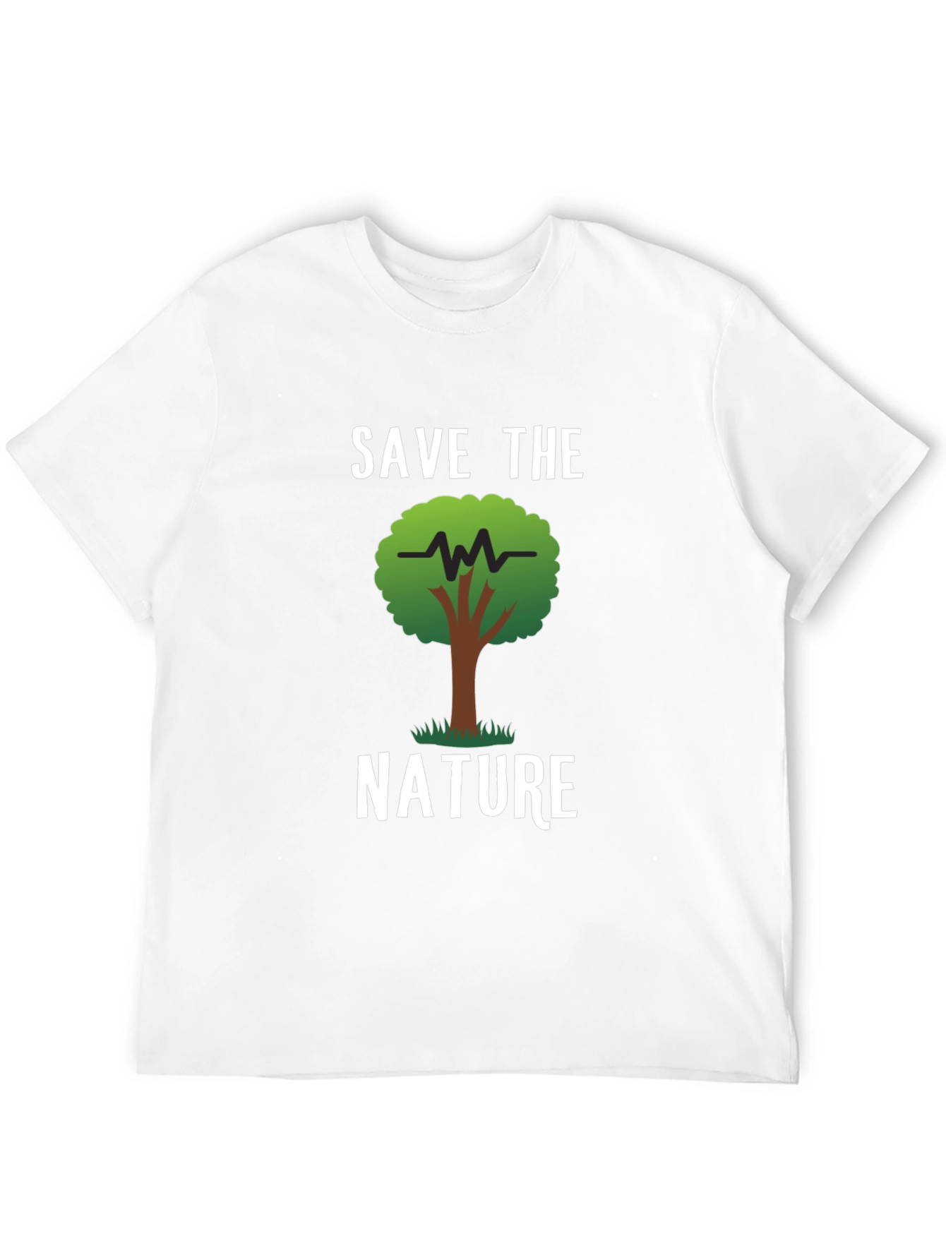 Save The Nature Graphic Print T-Shirt