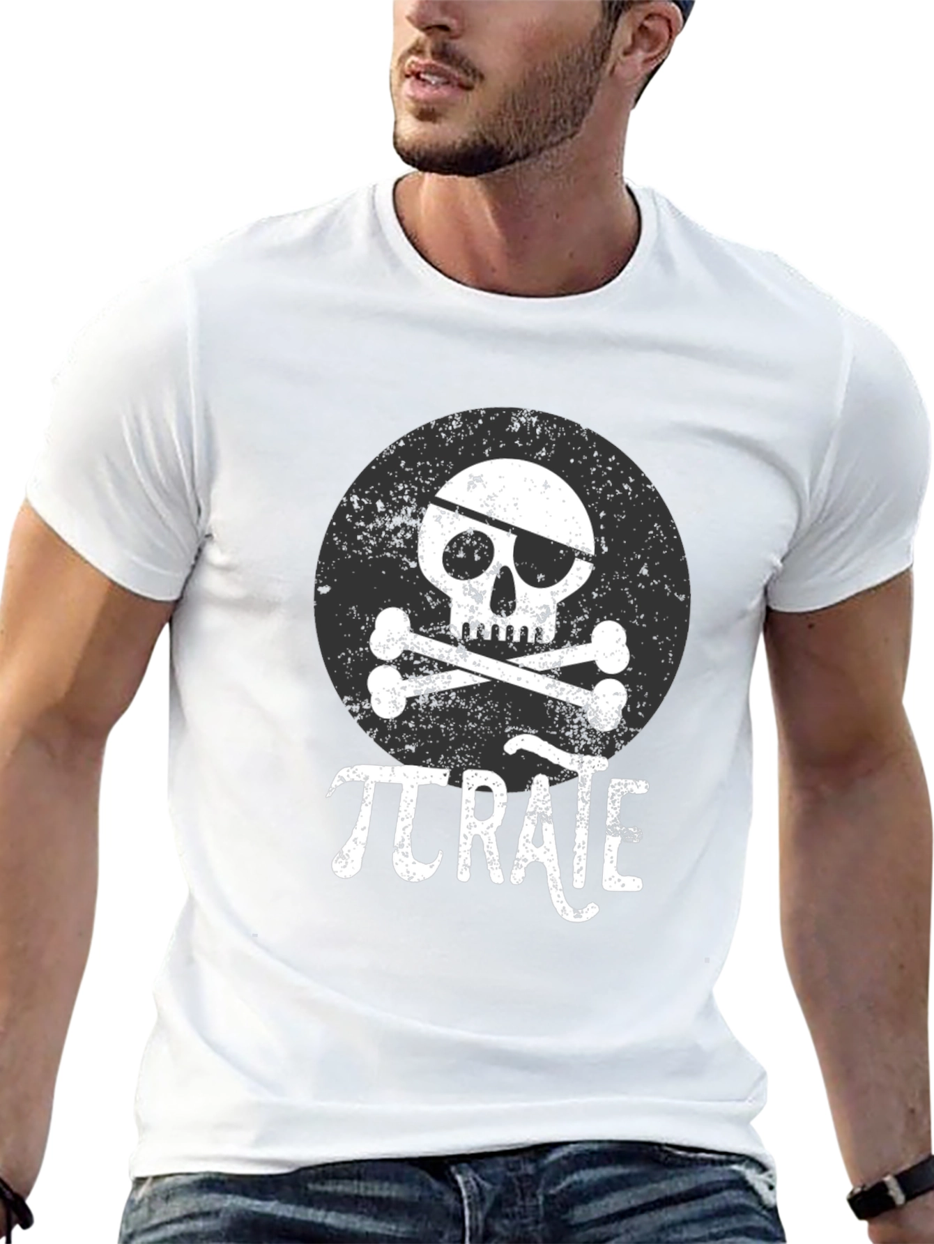 Pi-rate Funny Graphic T-Shirt