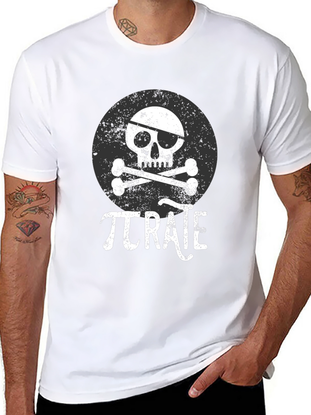 Pi-rate Funny Graphic T-Shirt
