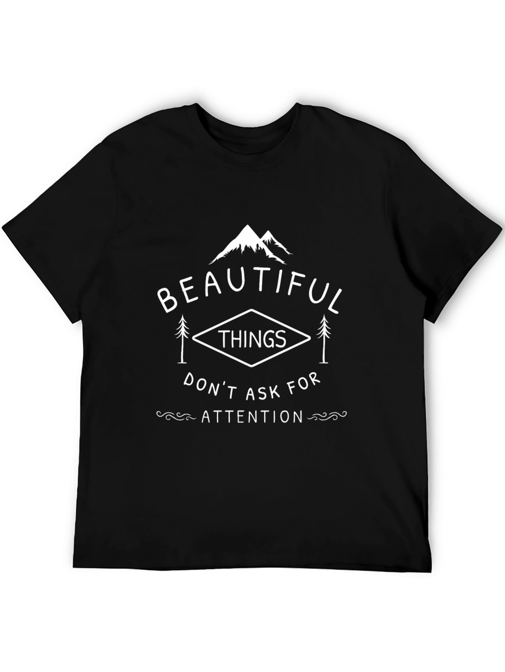 Beautiful Things T-Shirt - Black Cotton Tee