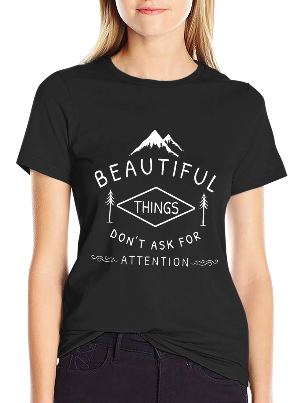 Beautiful Things T-Shirt - Black Cotton Tee