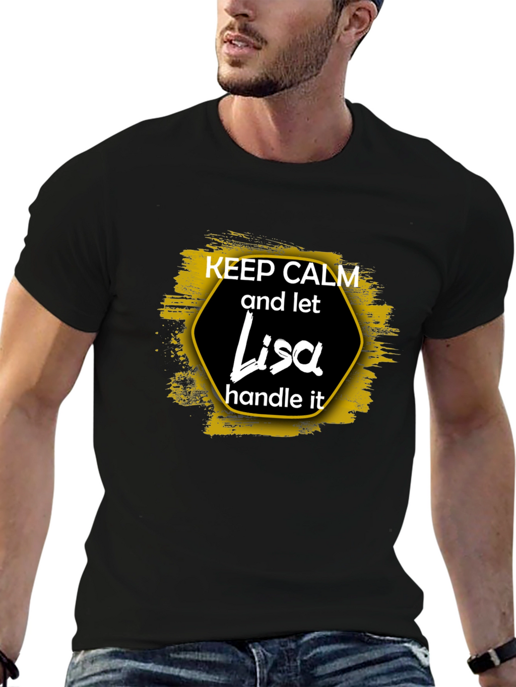 Keep Calm Lisa T-Shirt Funny Personalized Gift