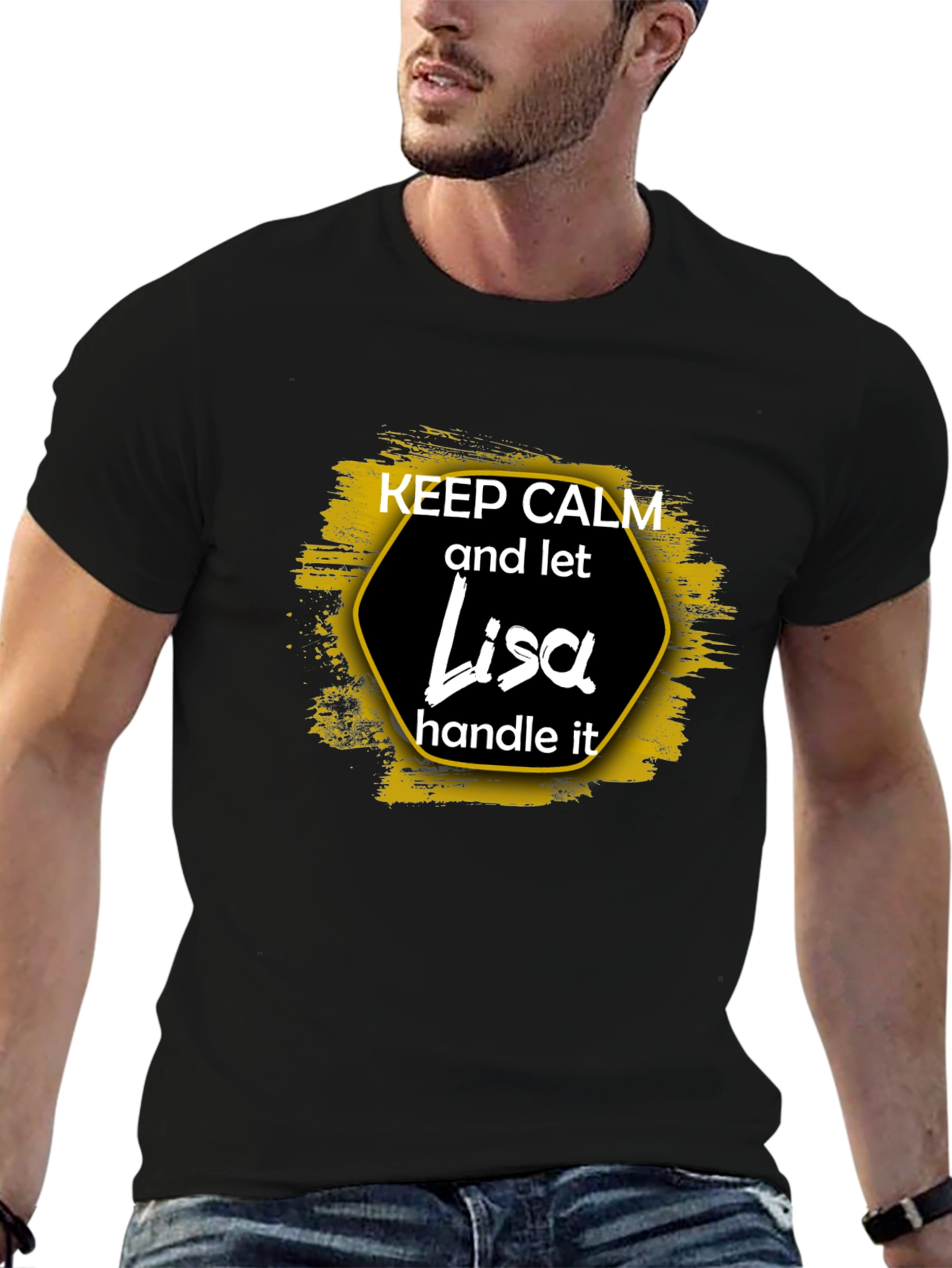 Keep Calm Lisa T-Shirt Funny Personalized Gift