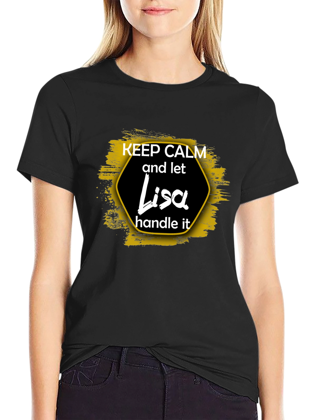 Keep Calm Lisa T-Shirt Funny Personalized Gift