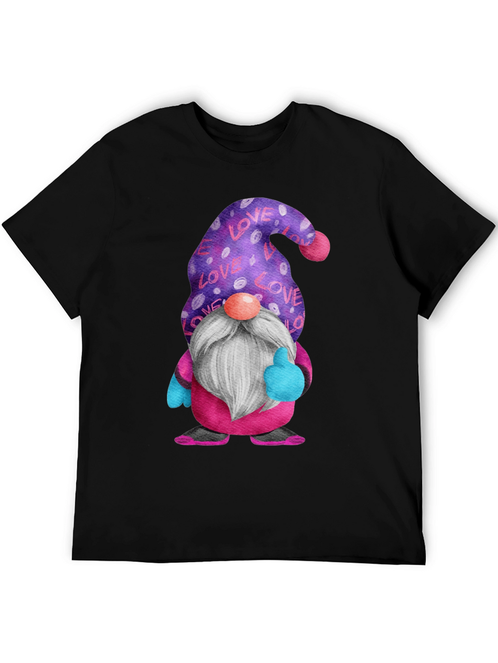 Love Gnome Graphic Tee - Fun Valentines Day Apparel