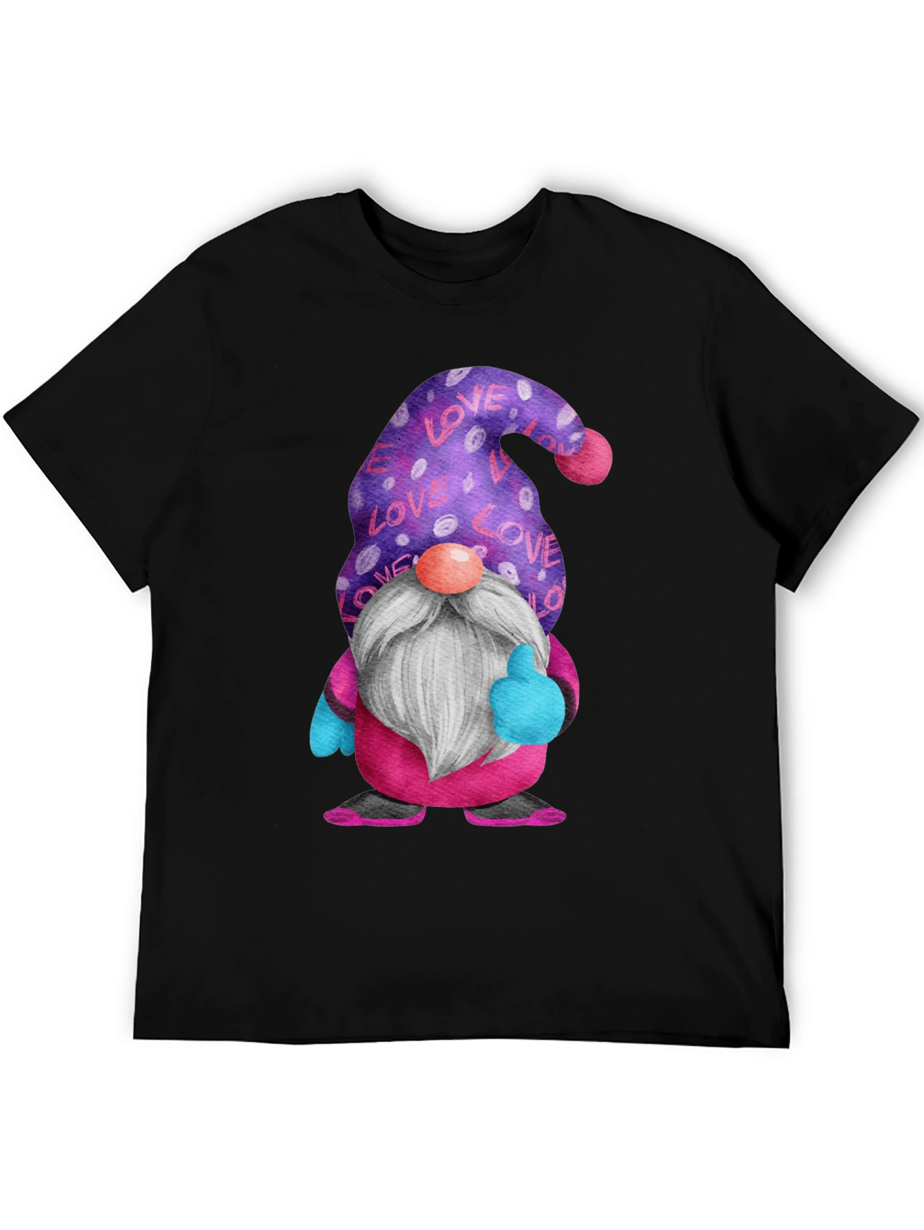 Love Gnome Graphic Tee - Fun Valentines Day Apparel
