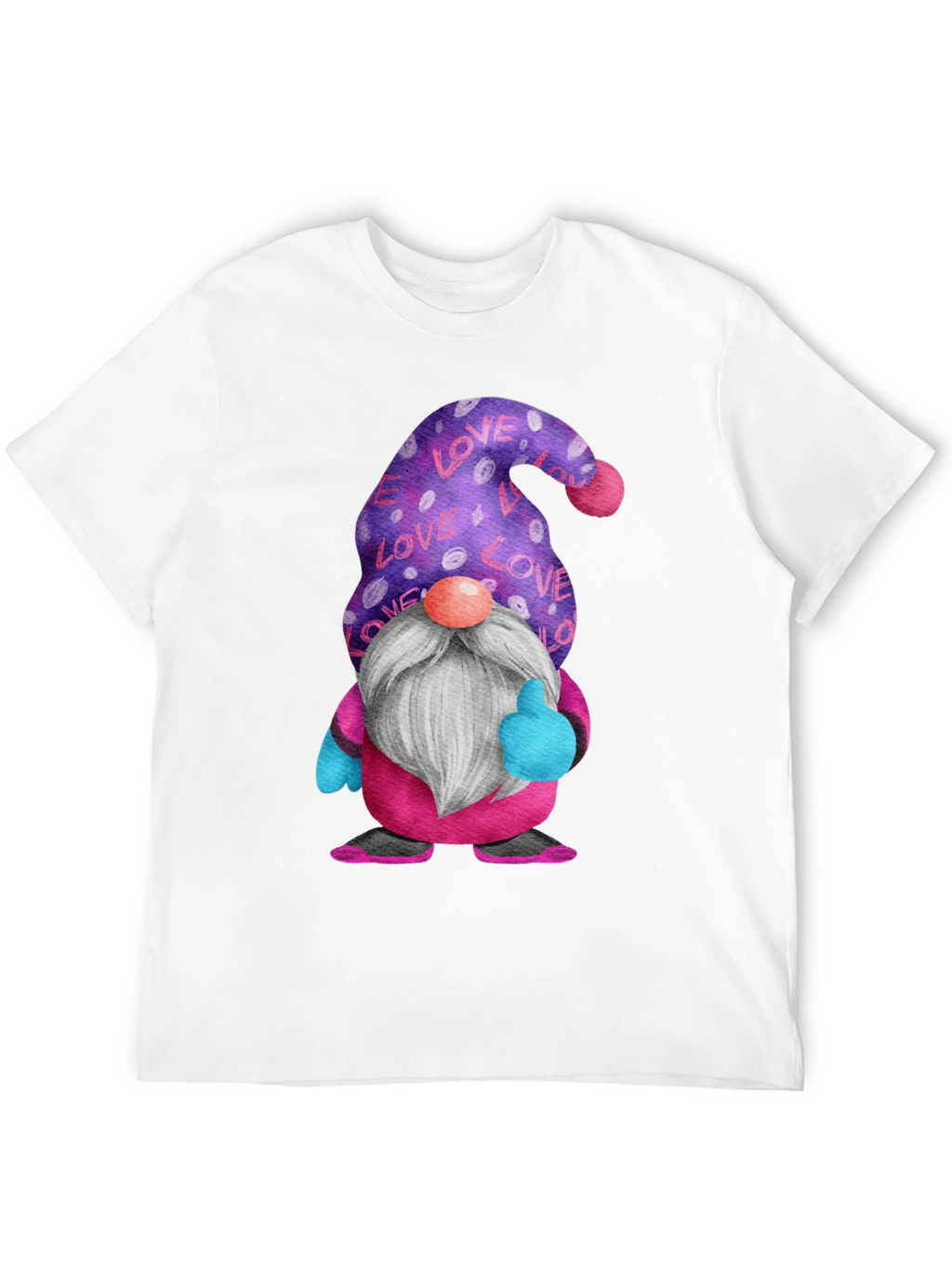 Love Gnome Graphic Tee - Fun Valentines Day Apparel