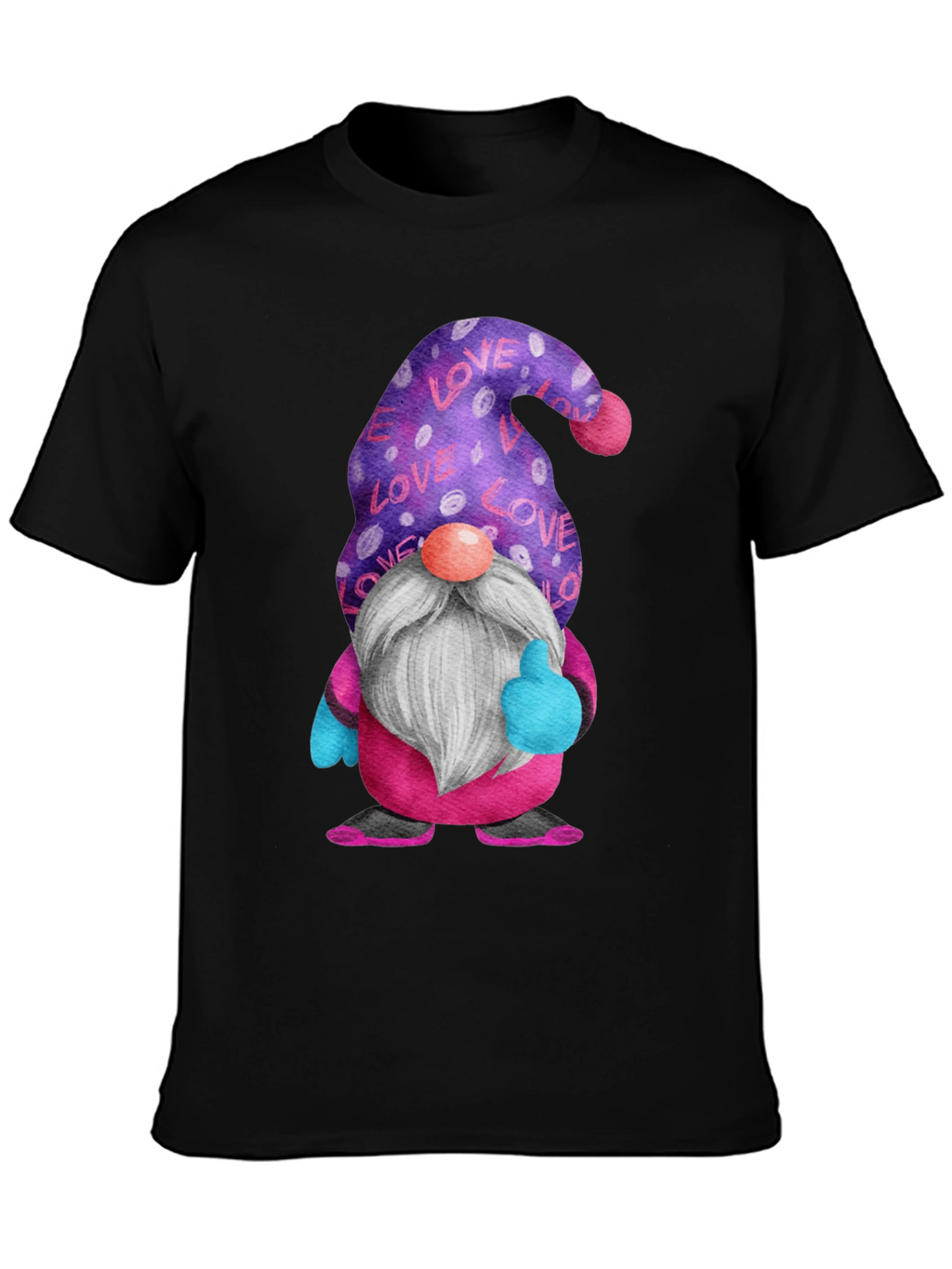 Love Gnome Graphic Tee - Fun Valentines Day Apparel