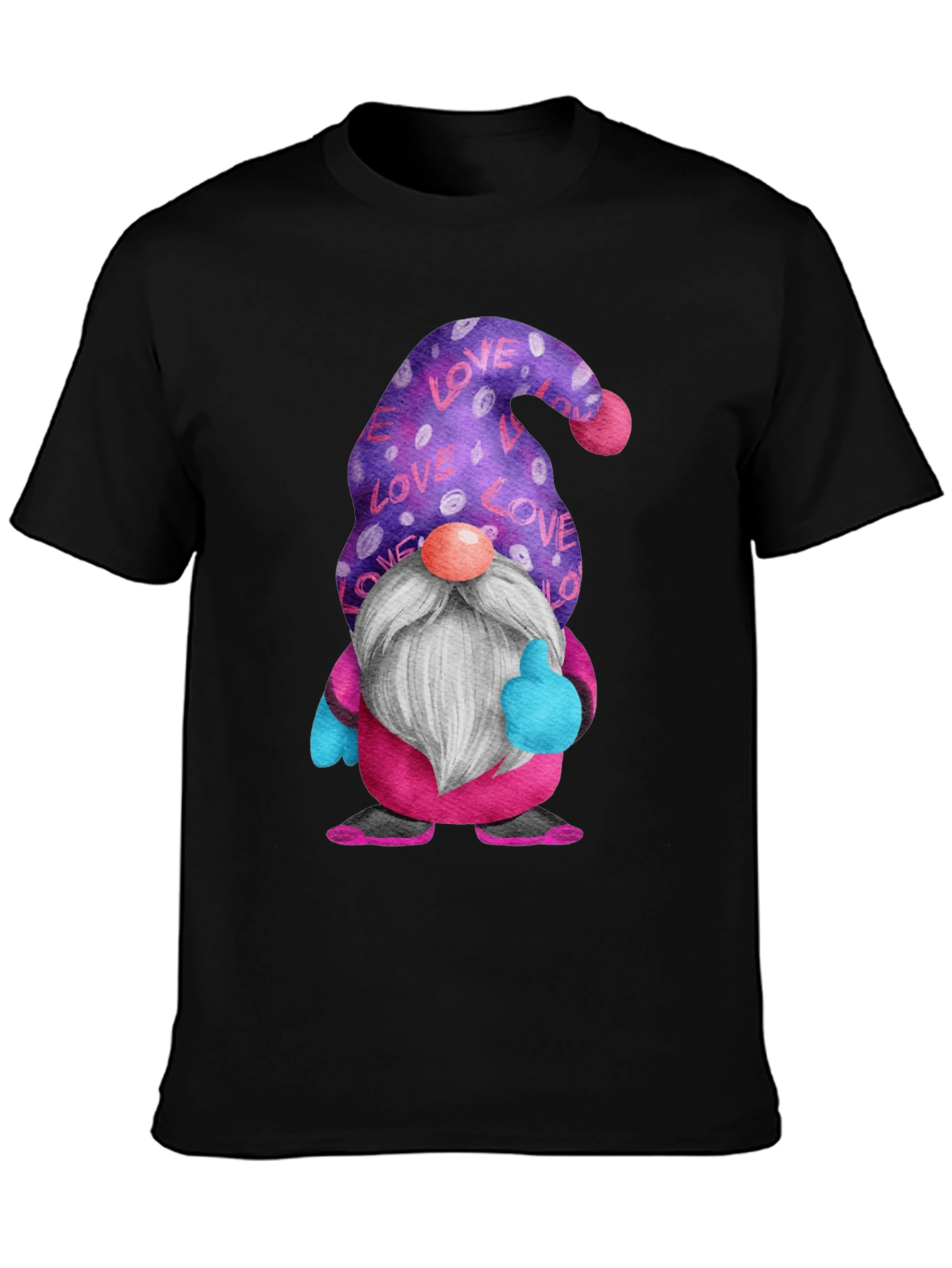 Love Gnome Graphic Tee - Fun Valentines Day Apparel