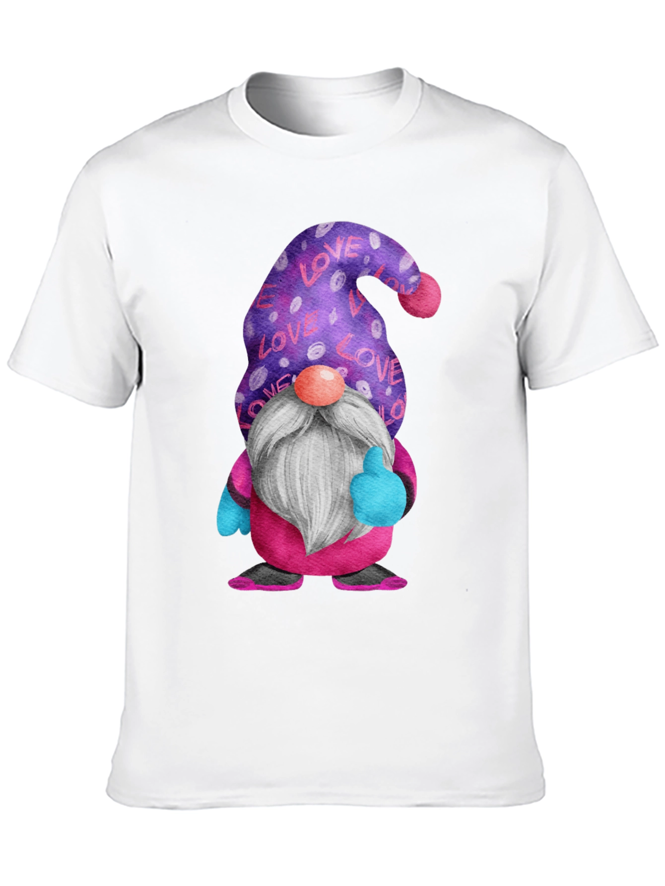 Love Gnome Graphic Tee - Fun Valentines Day Apparel