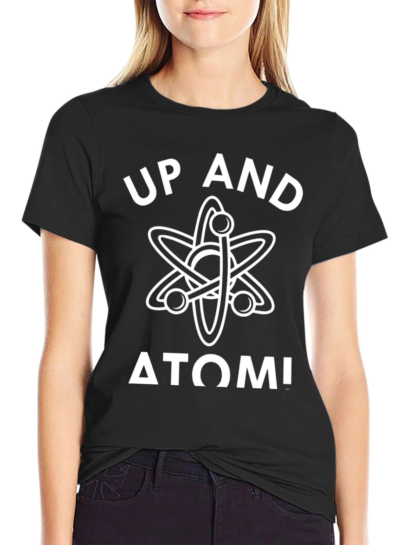 Up and Atom! Science Pun T-Shirt