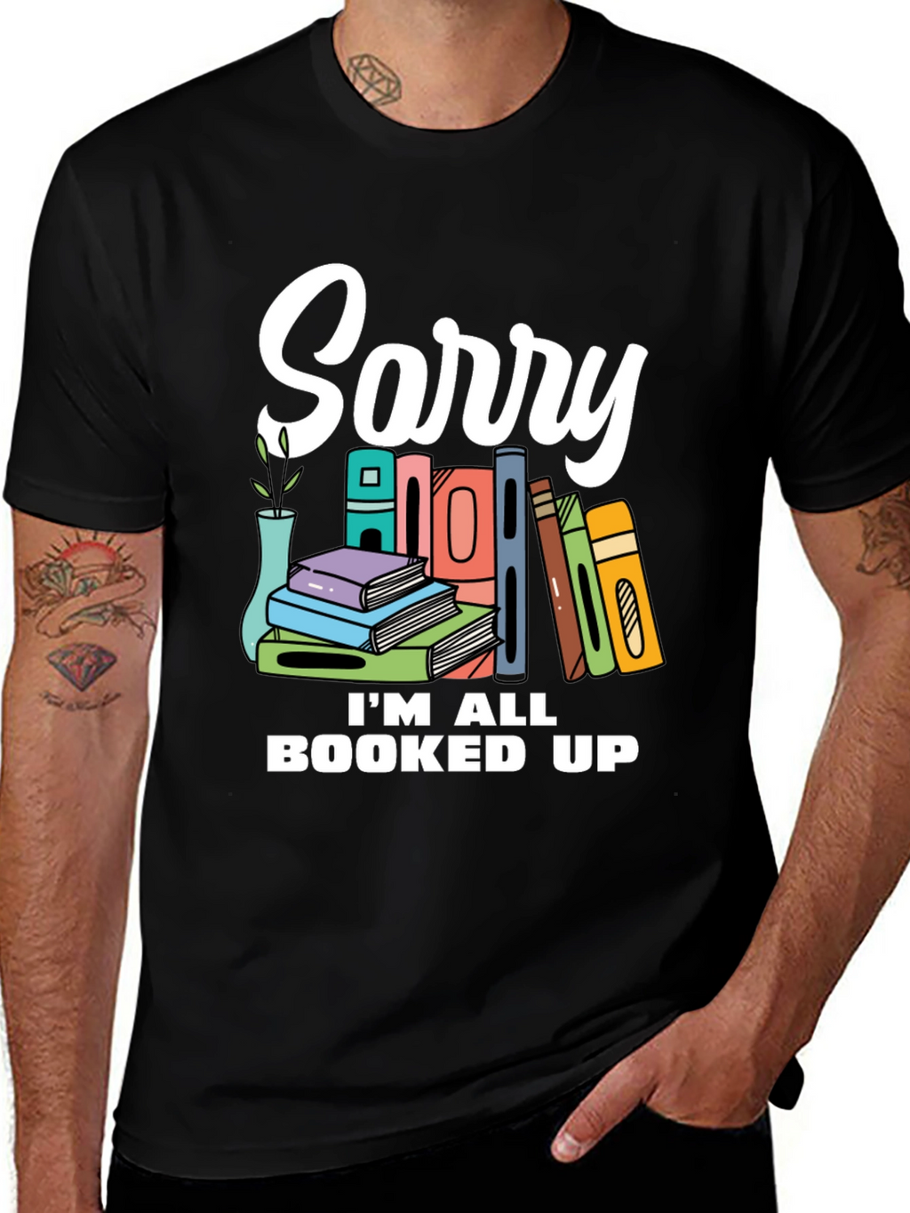 Booked Up T-Shirt - For Book Lovers!