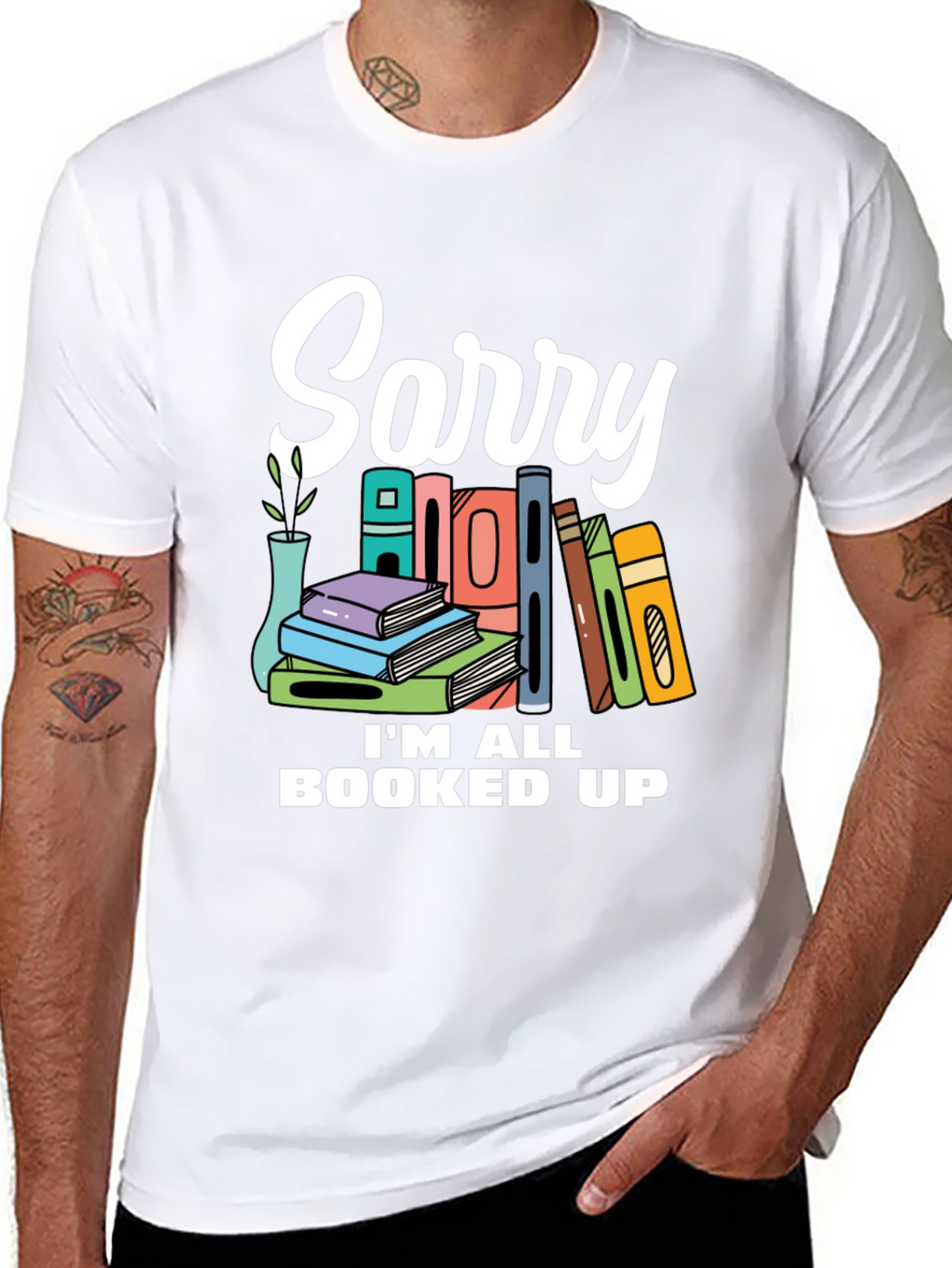 Booked Up T-Shirt - For Book Lovers!