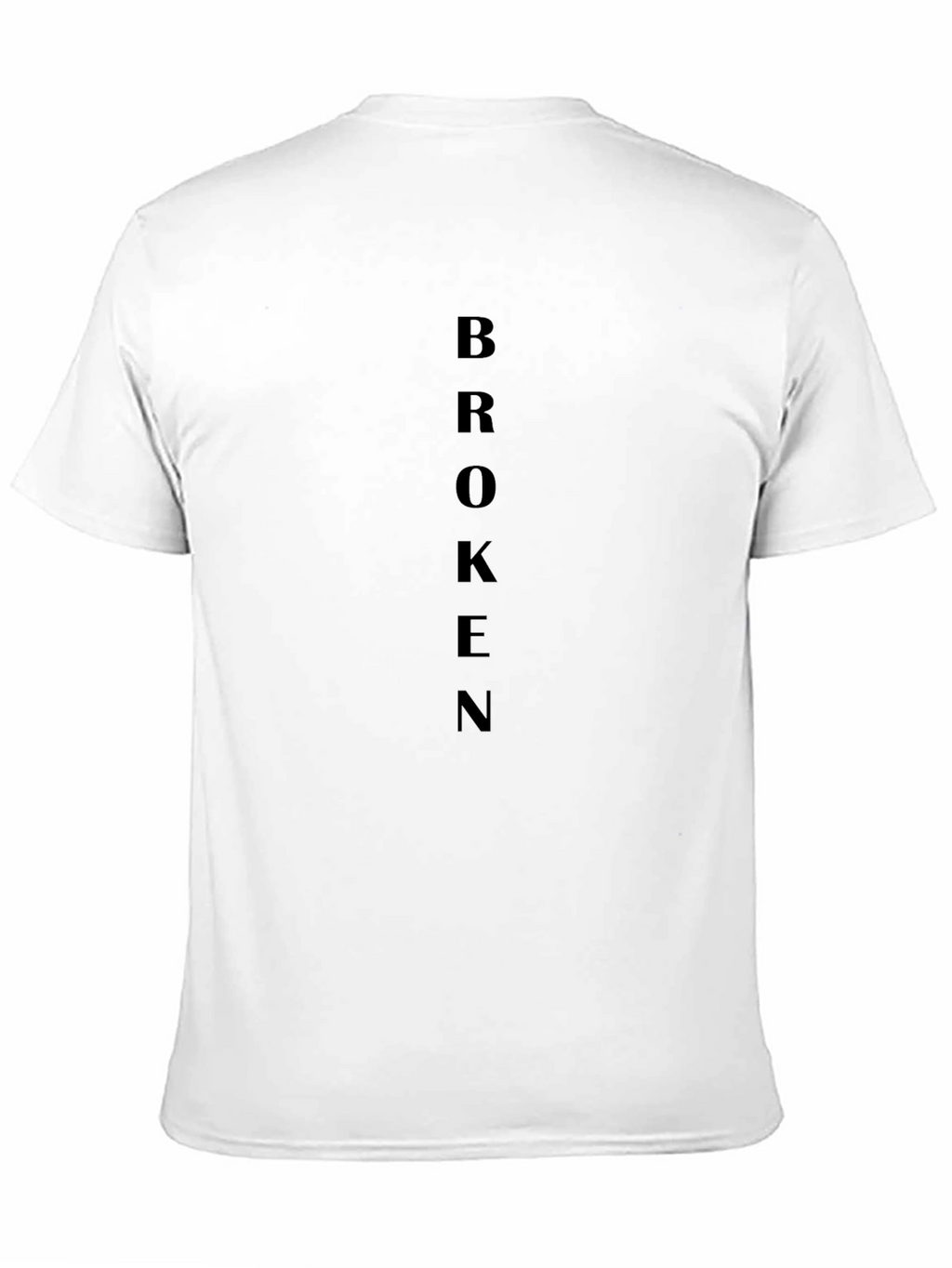 Broken Graphic Tee - Minimalist Design